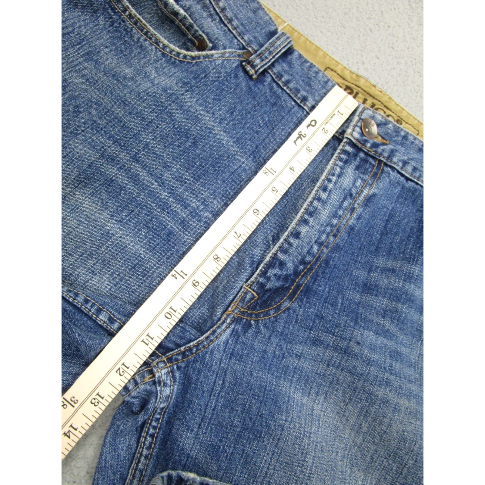 Vintage VINTAGE Plugg Jeans Mens 38x30 Blue Straight Leg Cotton Denim Punk 90s Mens Size US 38 / EU 54 - 6 Thumbnail