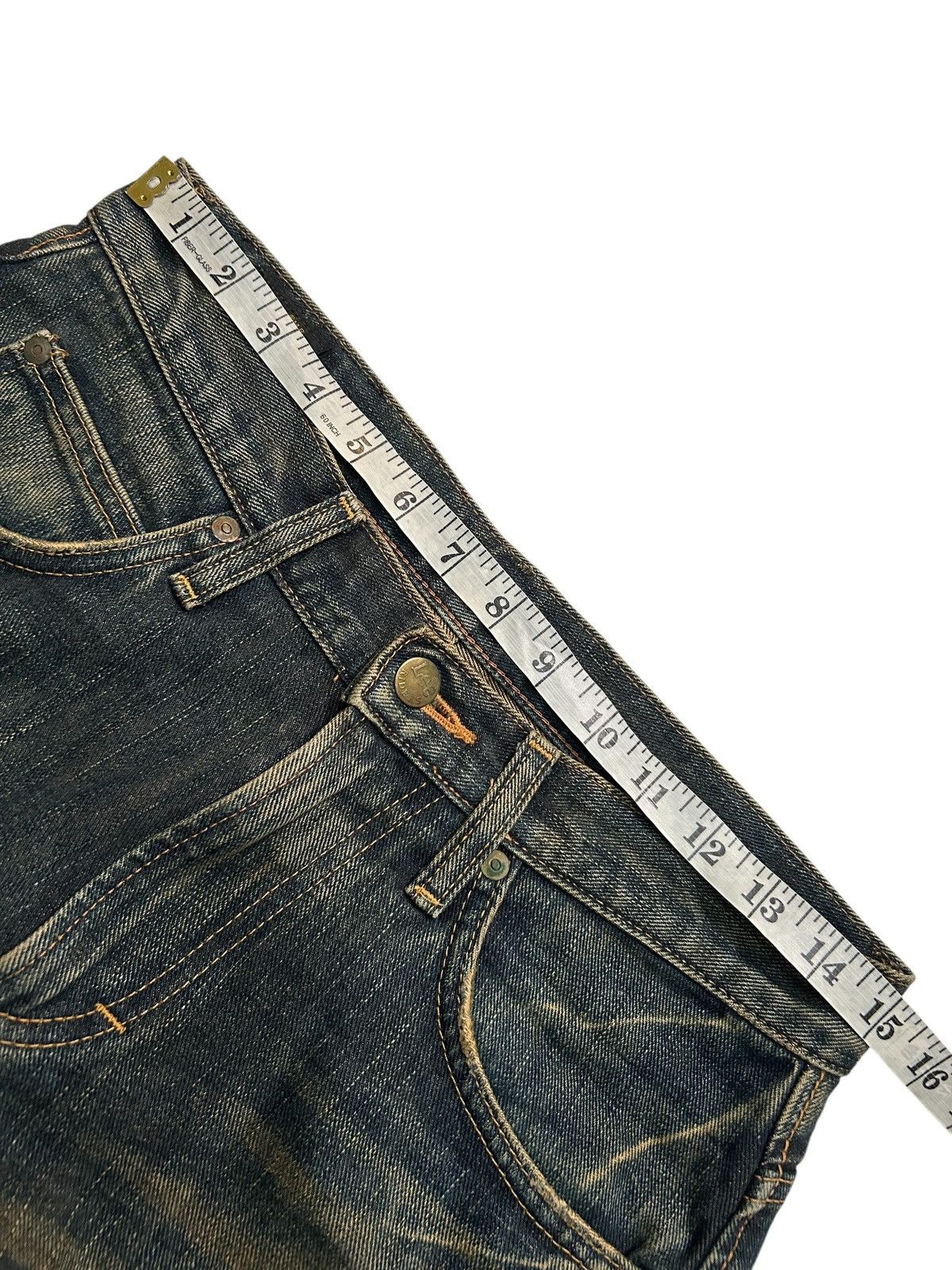 Japanese Brand × Kapital × Vintage Flare Vtg LEE RIDERS Mud Wash Japanese Denim Jeans🎌☠️☠️🎌 Size US 30 / EU 46 - 16 Thumbnail