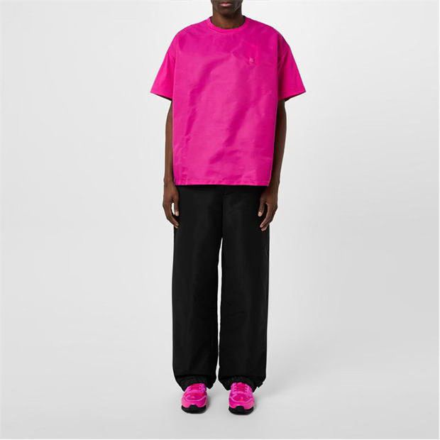 Valentino o1g2r1mq0724 Nylon Wide Trousers in Black Size US 34 / EU 50 - 6 Thumbnail