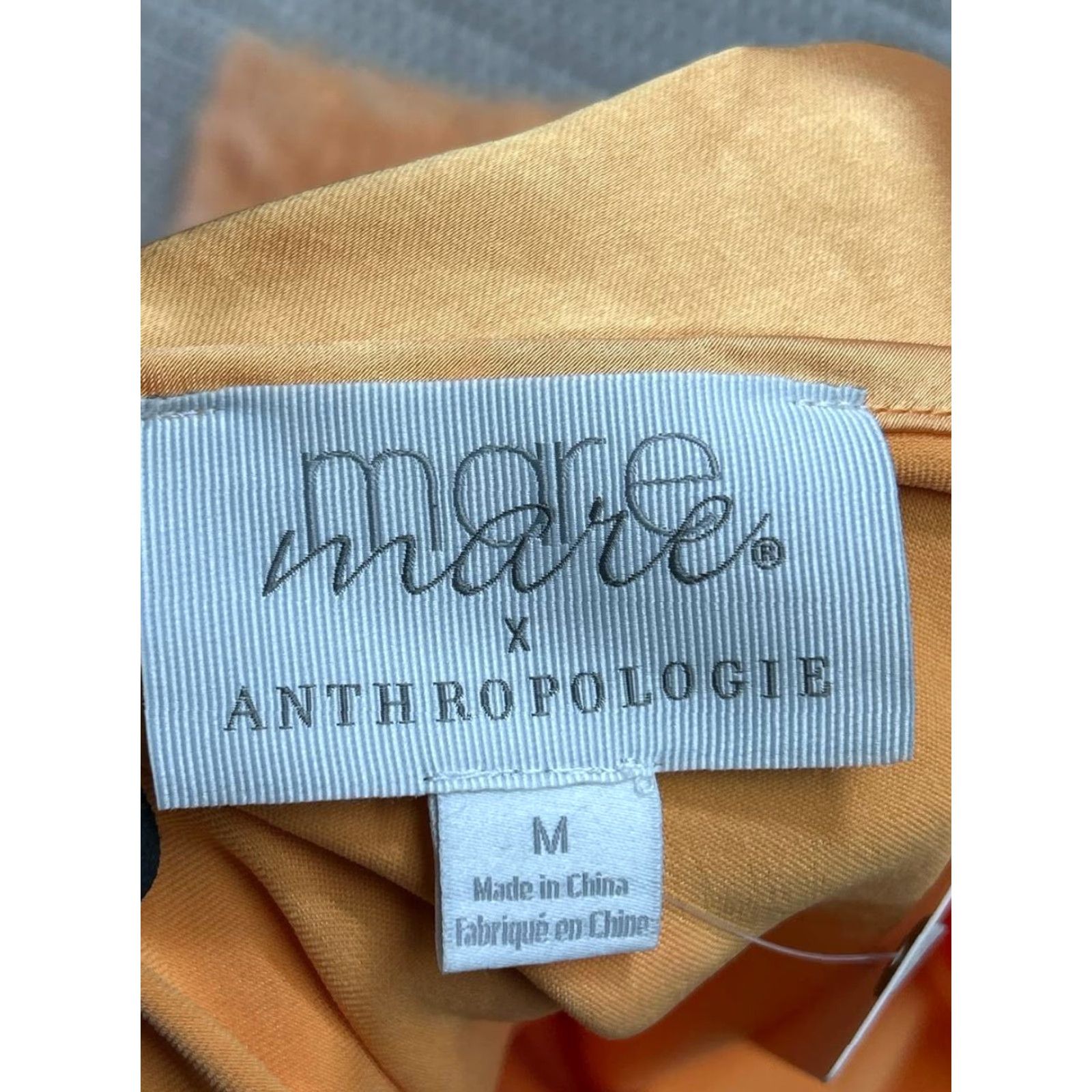 Anthropologie Mare Anthropologie Sweater Midi Dress Women M Orange Knit V-Neck Dolman Sleeve Pullover Size M / US 6-8 / IT 42-44 - 7 Thumbnail