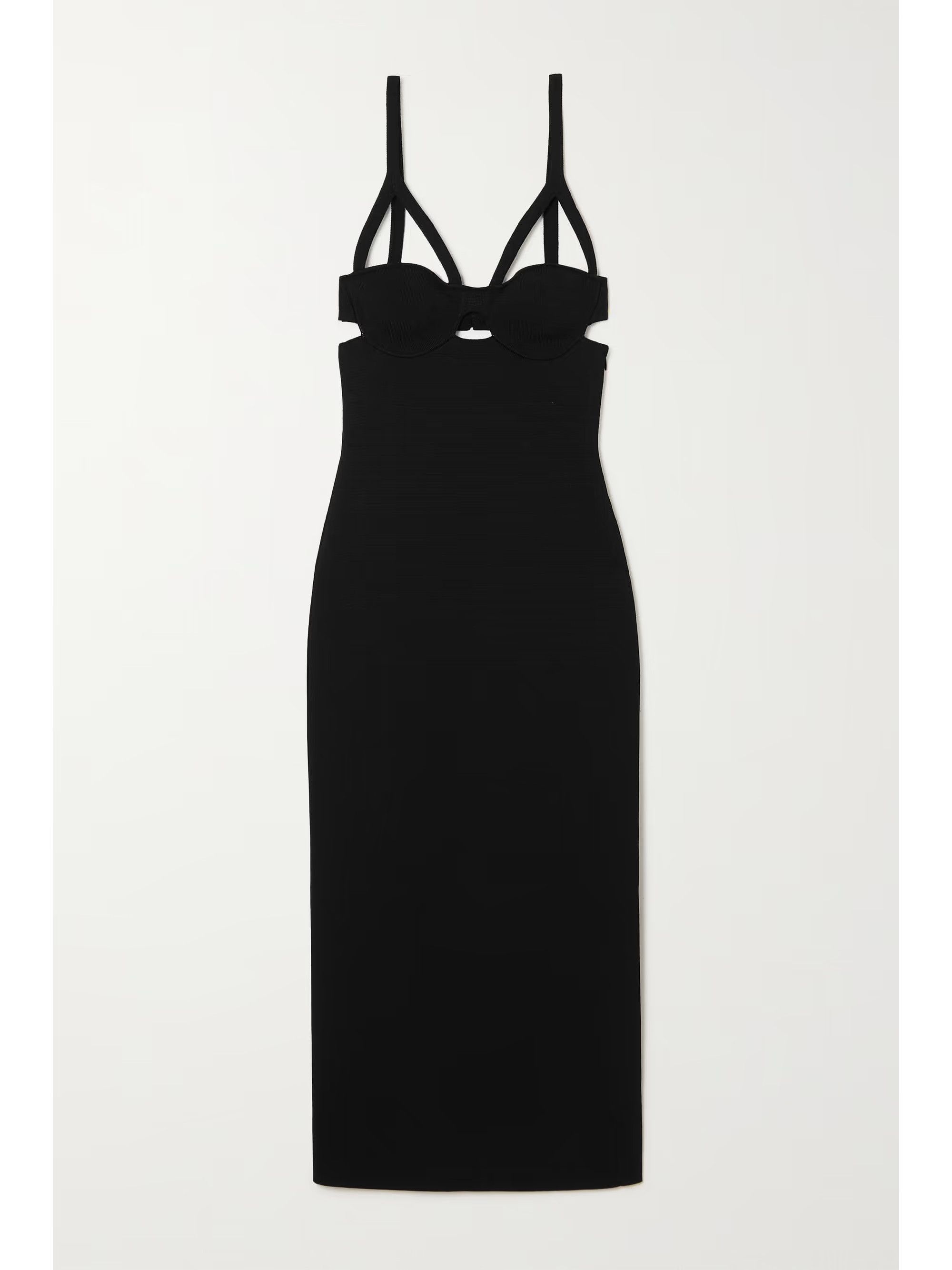 Image of Khaite Honour Midi Dress in Black, Women's (Size XS)