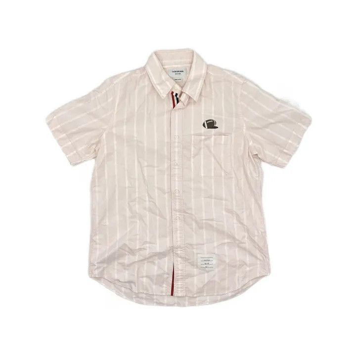 Thom Browne Thom Browne Casual Short Sleeve Shirt -2507 Size US M / EU 48-50 / 2 - 8 Thumbnail