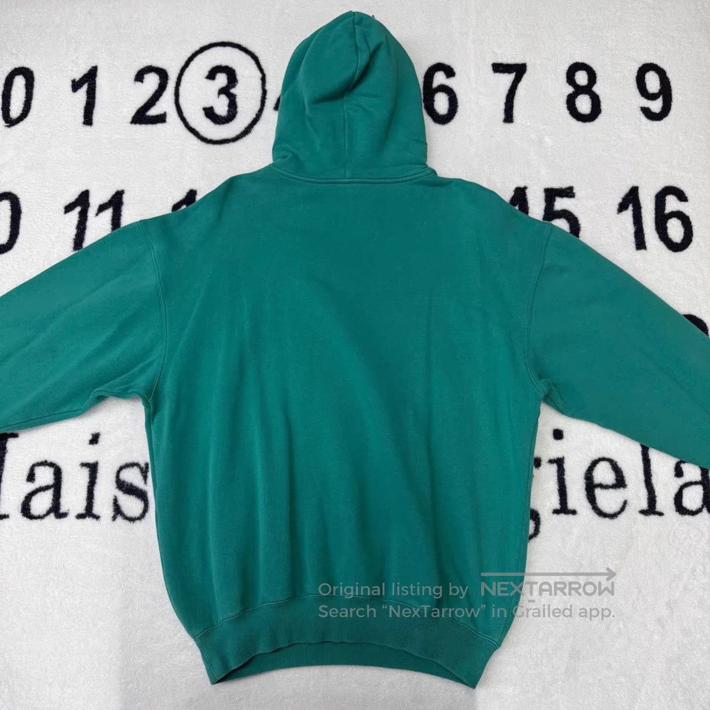 Balenciaga Green Hoodie with Drawstring and Front Pocket . Size US S / EU 44-46 / 1 - 3 Thumbnail