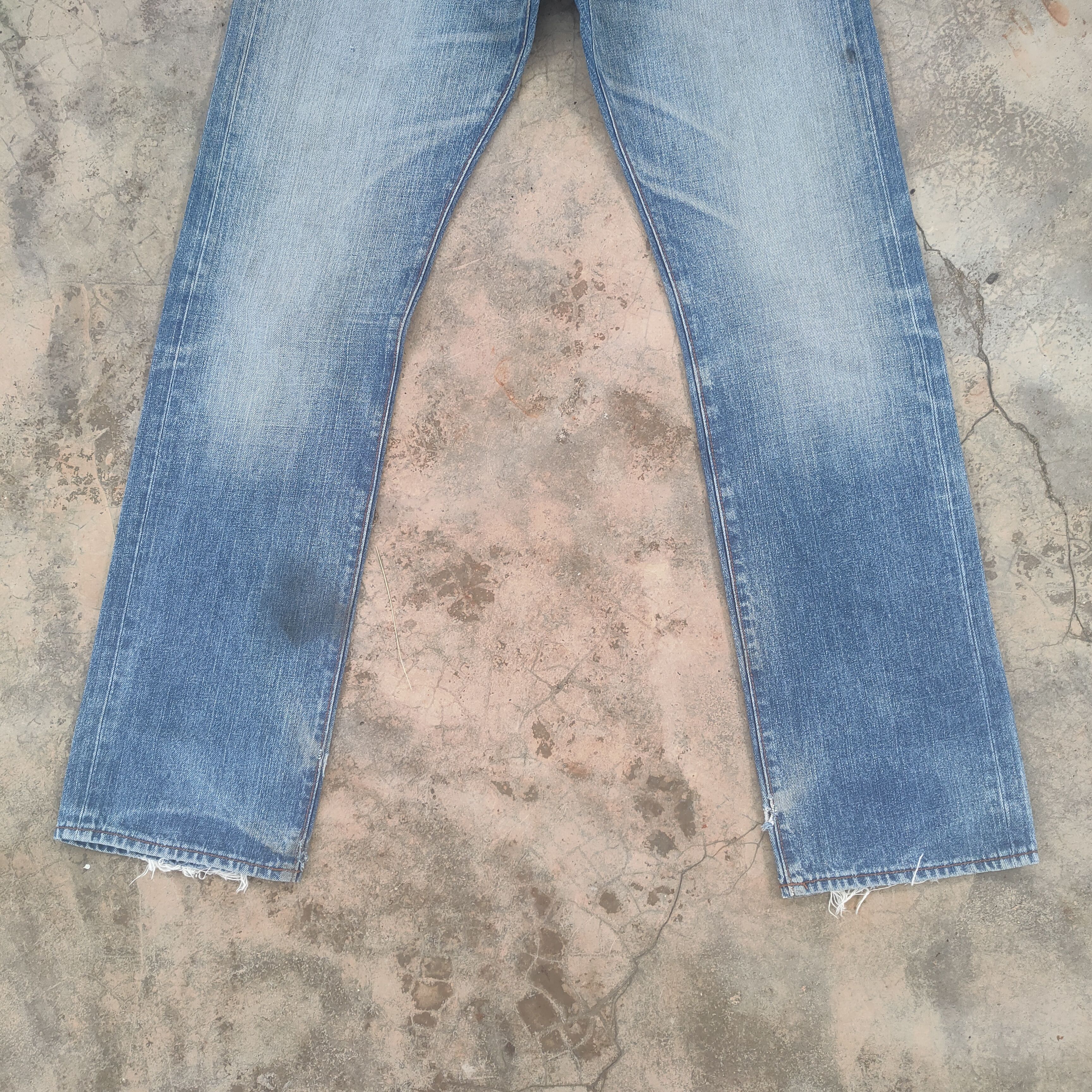 Japanese Brand W31 VINTAGE JAPANESE FADED DISTRESSED JEAN DENIM PANTS Size US 31 - 4 Thumbnail