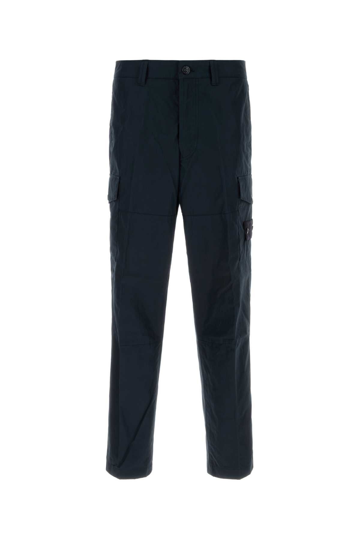 Stone Island Navy Blue Cotton Cargo Pant Size US 33 - 1 Thumbnail