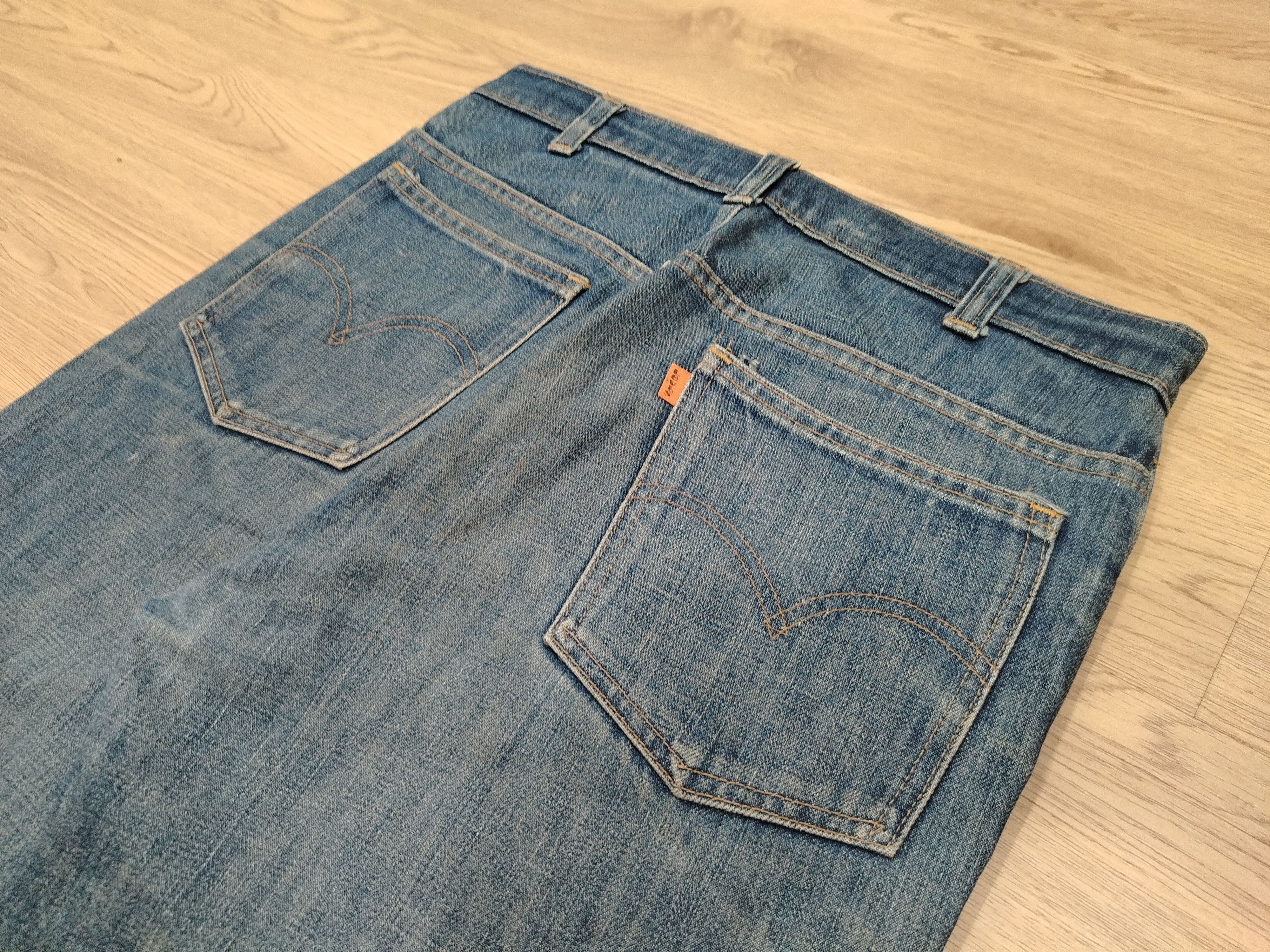 Levi's Levis 646 Bell Bottom Flare bootcut Orange Tab Jeans Size US 33 - 18 Thumbnail