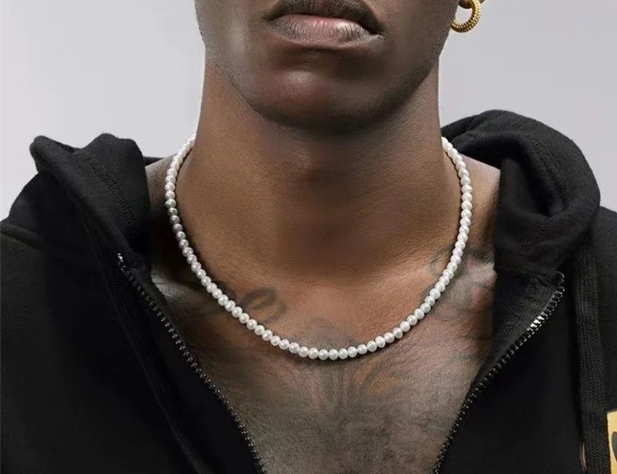 Other 40 cm6 Mm Imitation Pearl Chain Size ONE SIZE - 1 Thumbnail
