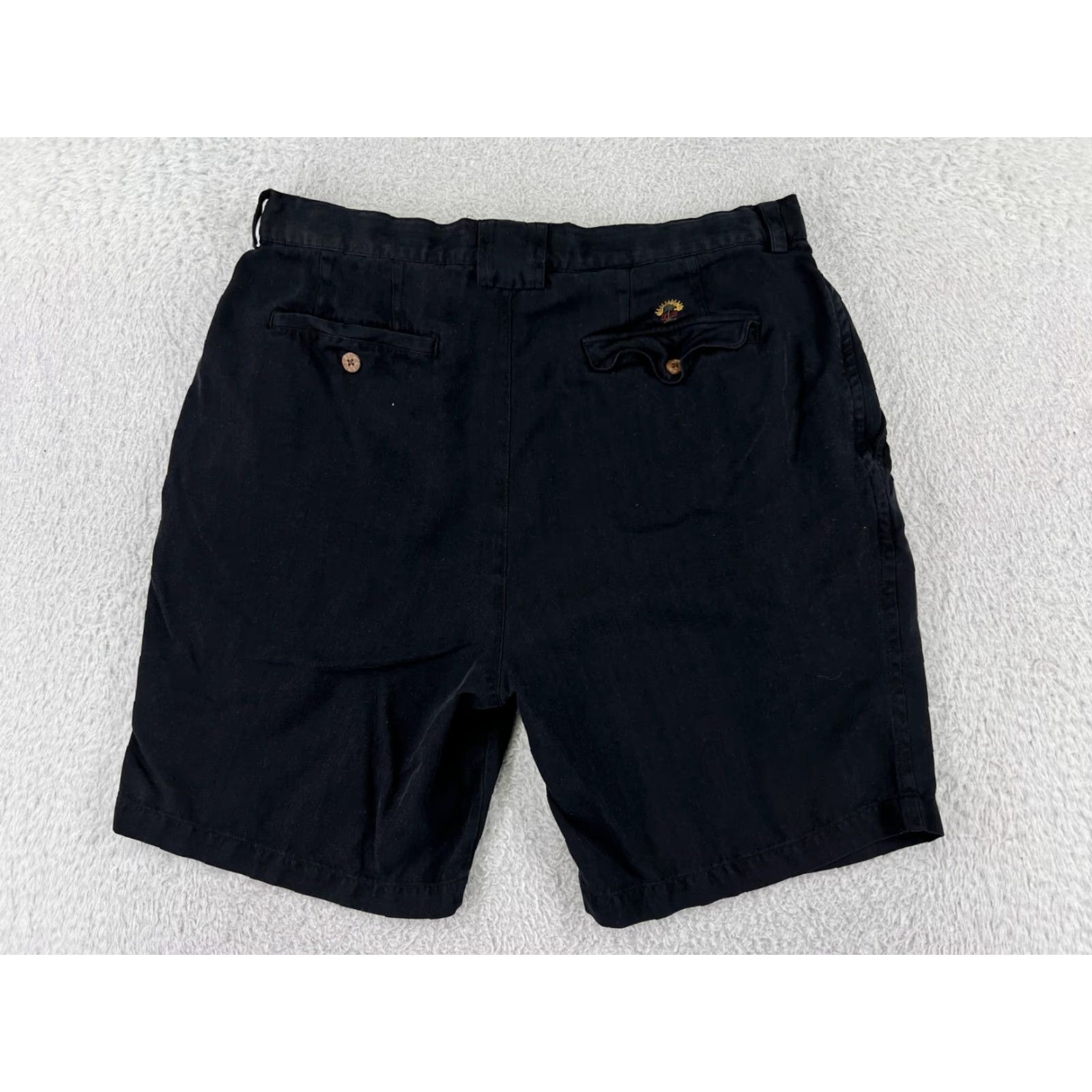 Tommy Bahama Tommy Bahama Shorts Men 36 Black Silk Pleated RELAX Beach Vacation Golf Golfer Size US 36 / EU 52 - 2 Thumbnail