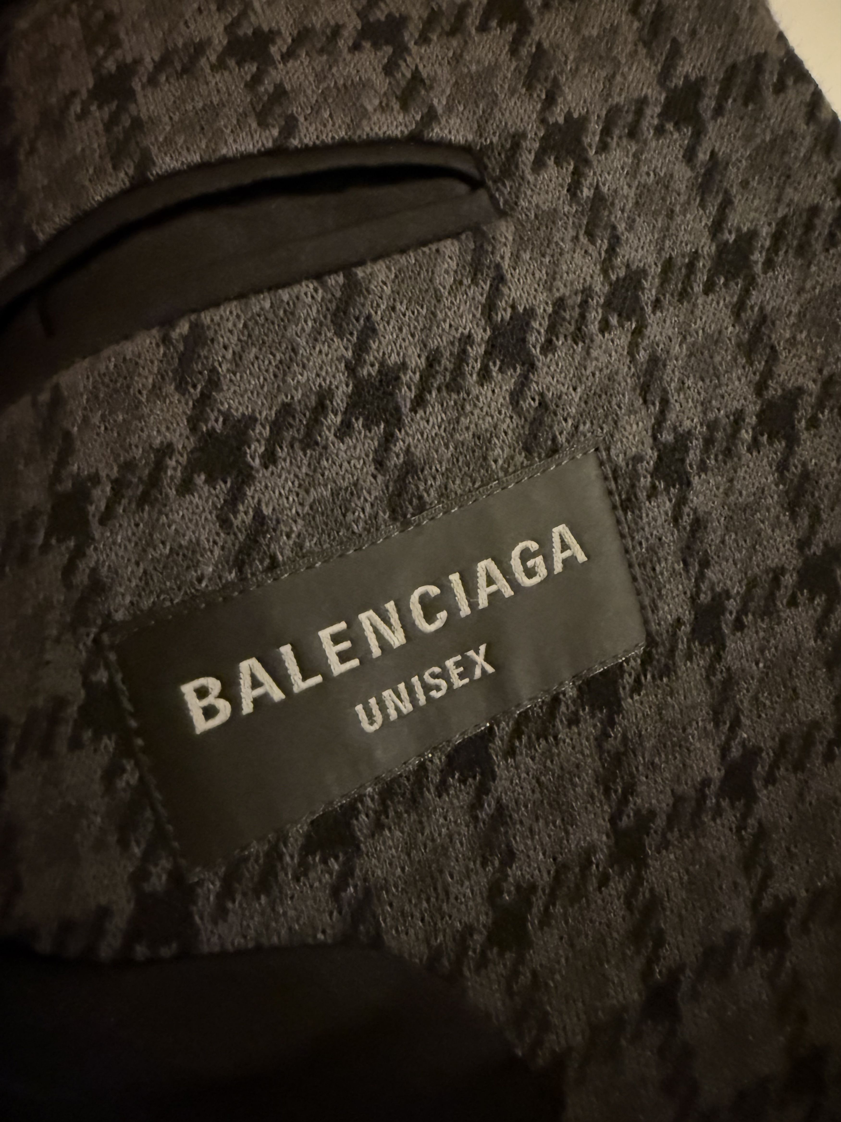 Balenciaga Oversized checked blazer Size 48R - 8 Thumbnail