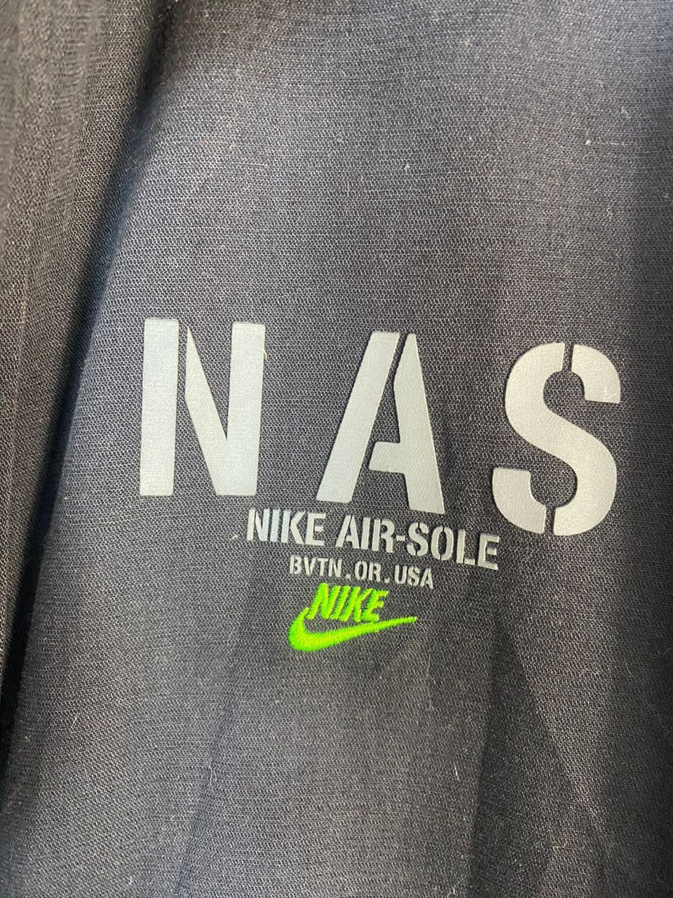 Nas × Nike Nas nike air-sole parka zipper jacket Size US L / EU 52-54 / 3 - 4 Thumbnail