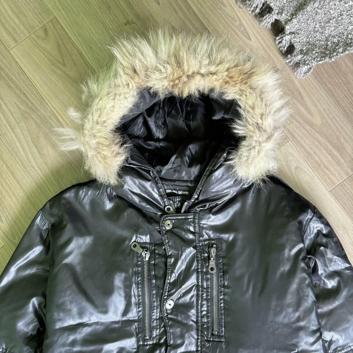 If Six Was Nine × Japanese Brand × Le Grande Bleu (L.G.B.) Nylaus Design Ifsixwasnine LGB Style fur jacket vintage Size US L / EU 52-54 / 3 - 4 Thumbnail