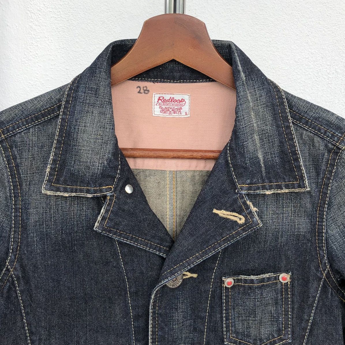 Levi's Vintage Levis Redloop Women Denim Trucker Jacket Size S / US 4 / IT 40 - 16 Thumbnail