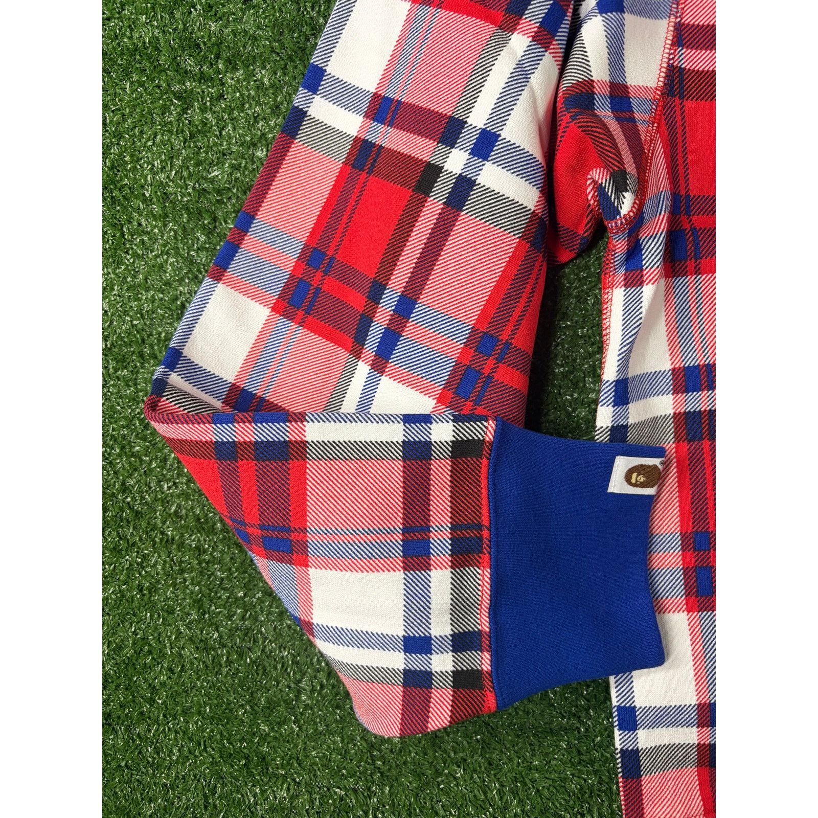 Bape Bape London Plaid Check RLX Crewneck Sweater Size Small Size US S / EU 44-46 / 1 - 7 Thumbnail