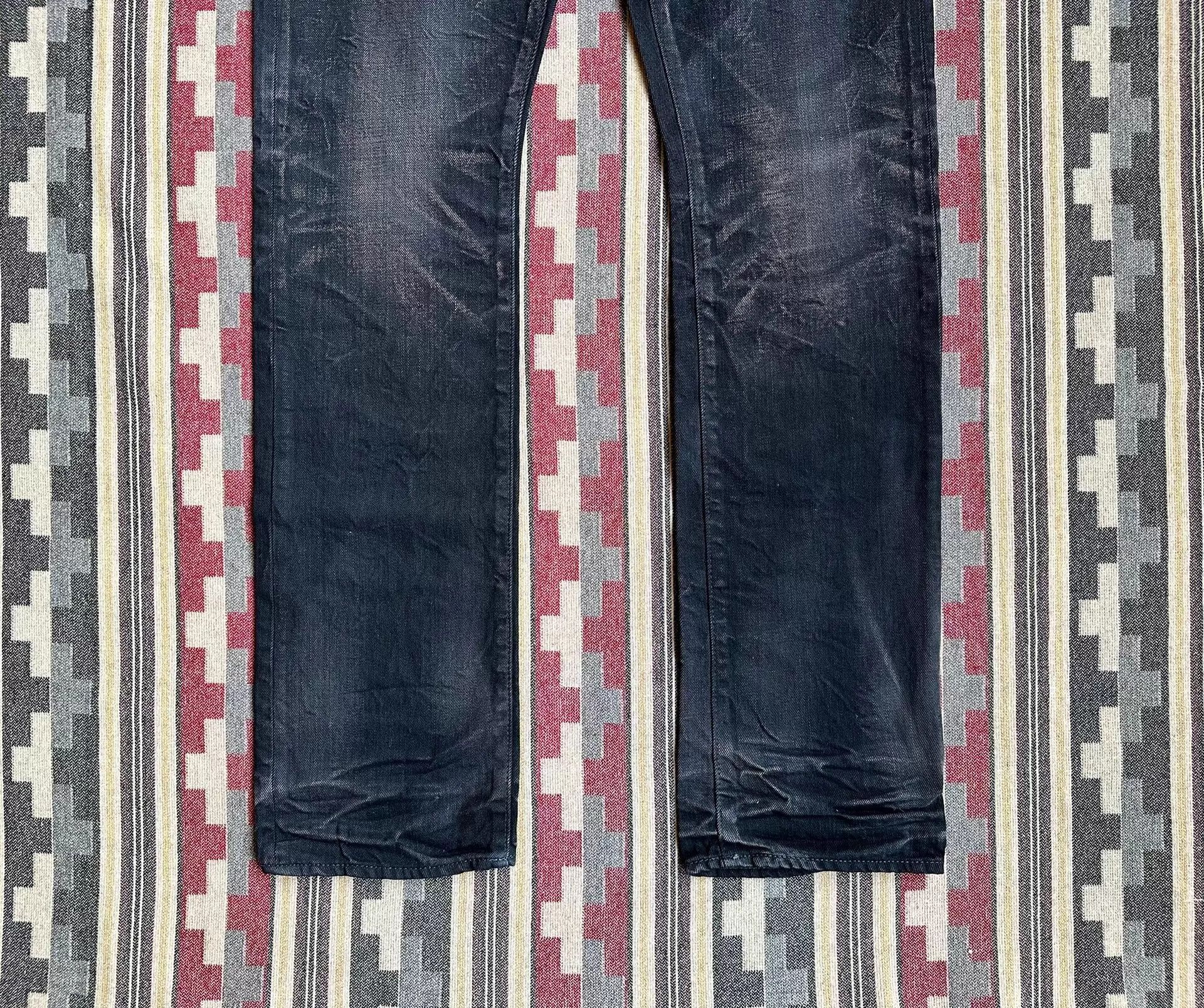 Prps Prps Purple Vintage Black Denim Whiskers Heavy Wash Japan Size US 34 / EU 50 - 6 Thumbnail