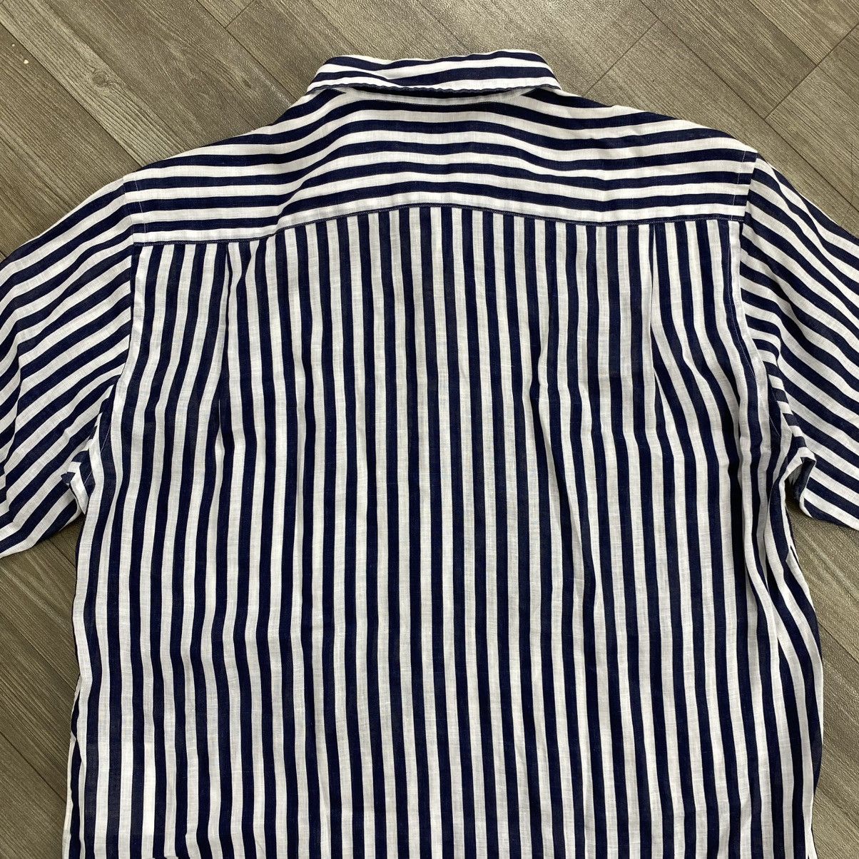 Comme des Garcons Homme 🇯🇵SS09 Comme des Garcons Homme CDG Striped Shirt Designer Size US L / EU 52-54 / 3 - 9 Thumbnail