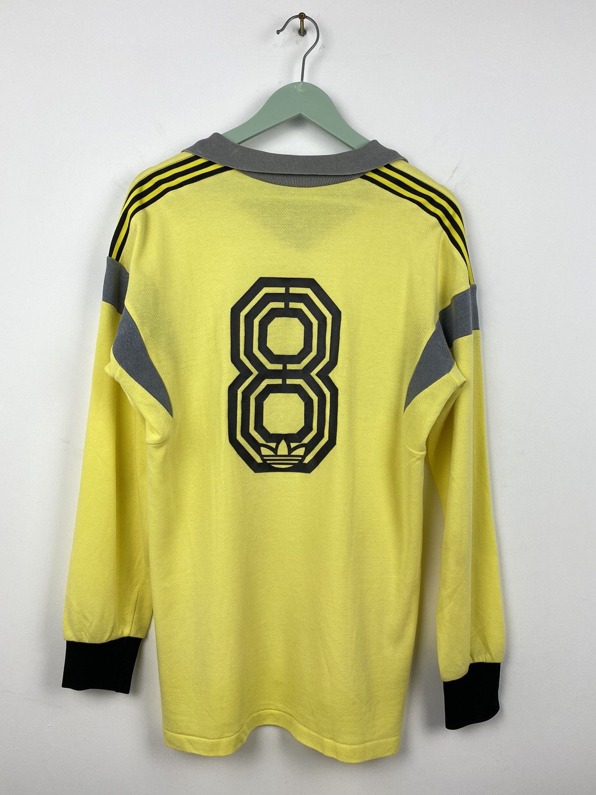 Adidas Vintage Adidas Winterthur 1980s #8 Ventex Soccer JerseyPSG Size US L / EU 52-54 / 3 - 1 Thumbnail