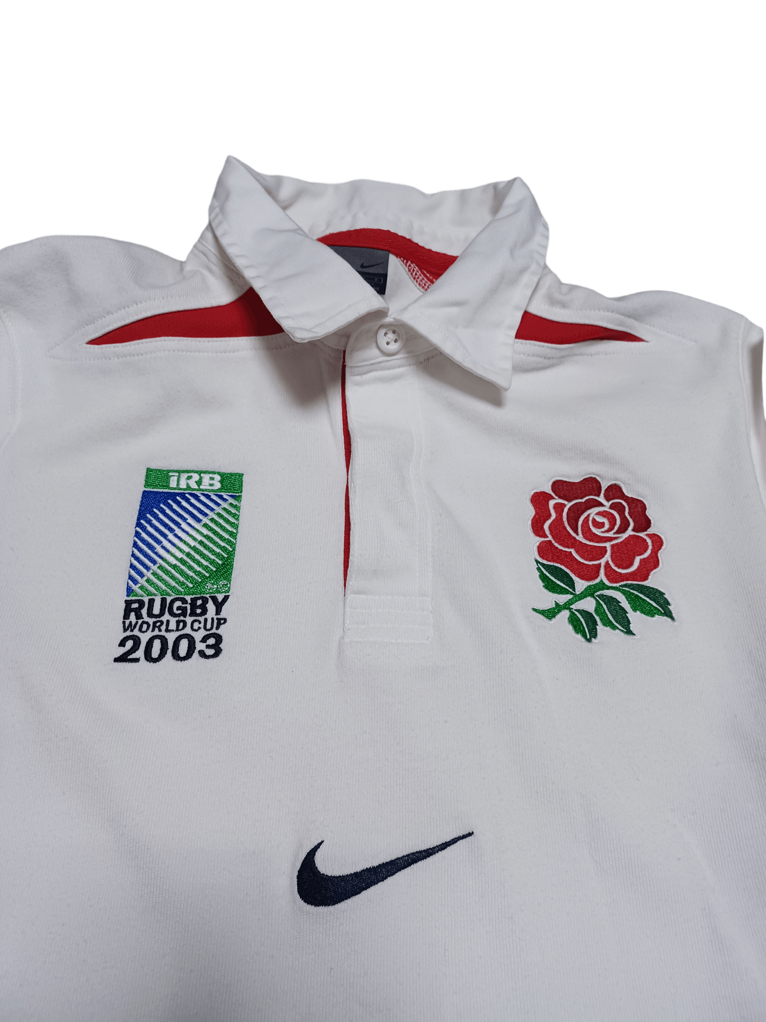 Nike 2003 VINTAGE NIKE RUGBY NATIONAL TEAM OFFICIAL WORLDCUP POLO Size US S / EU 44-46 / 1 - 3 Thumbnail