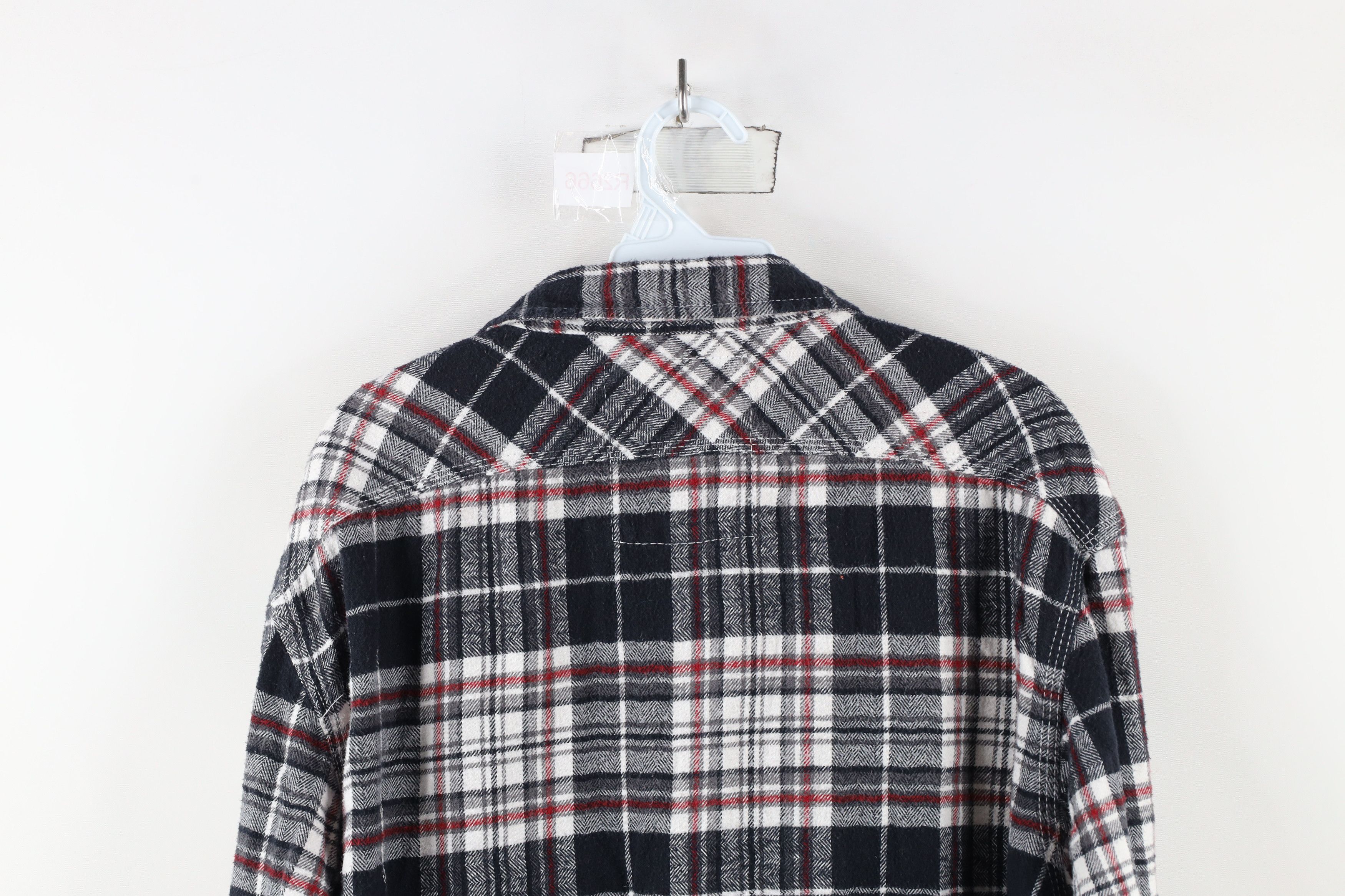 Nautica × Vintage Vintage 90s Nautica CPO Naval Flannel Button Shirt Plaid Size US XL / EU 56 / 4 - 13 Thumbnail