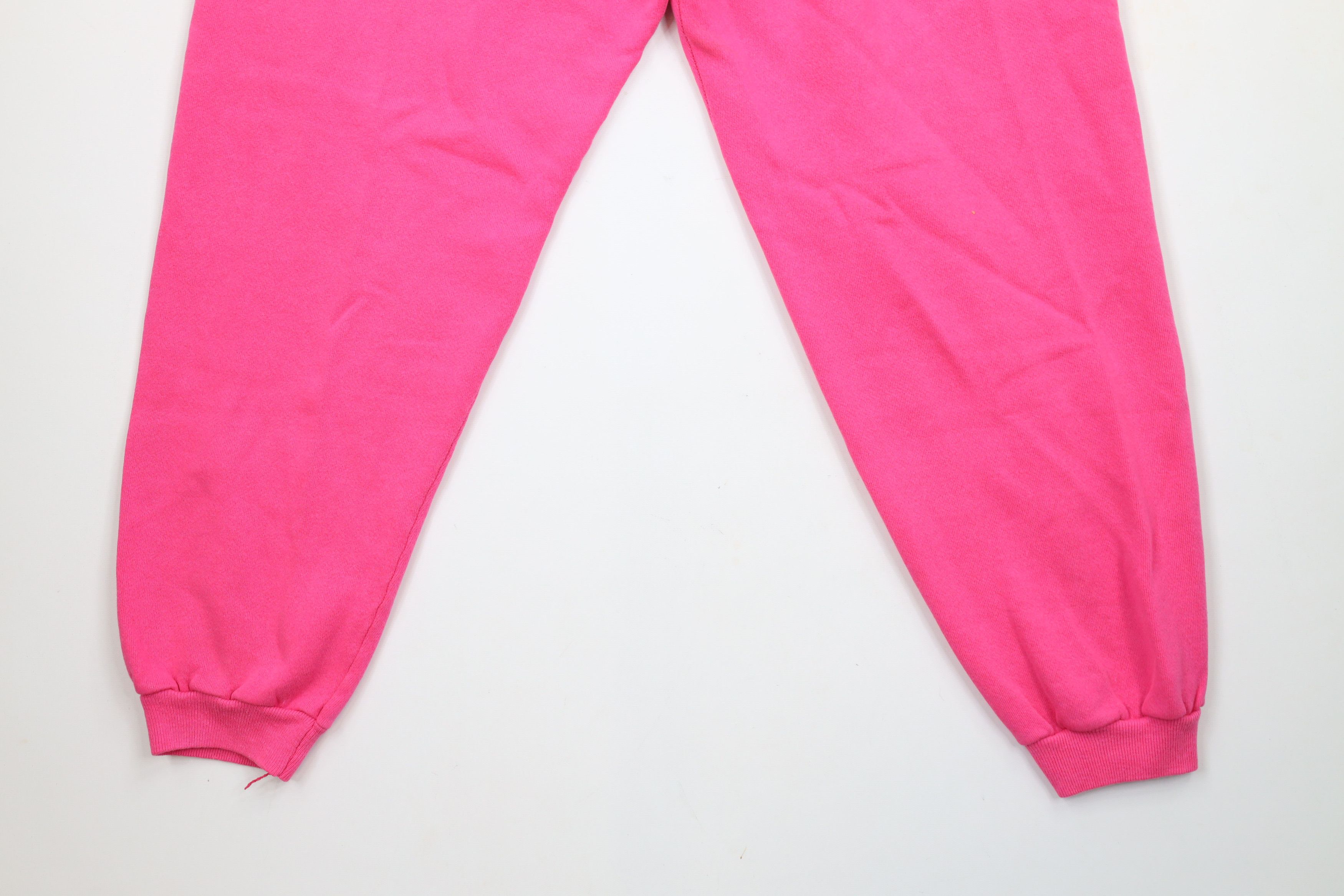 Vintage Vintage 90s Streetwear Blank Sweatpants Joggers Pink USA Size 30" / US 8 / IT 44 - 12 Thumbnail