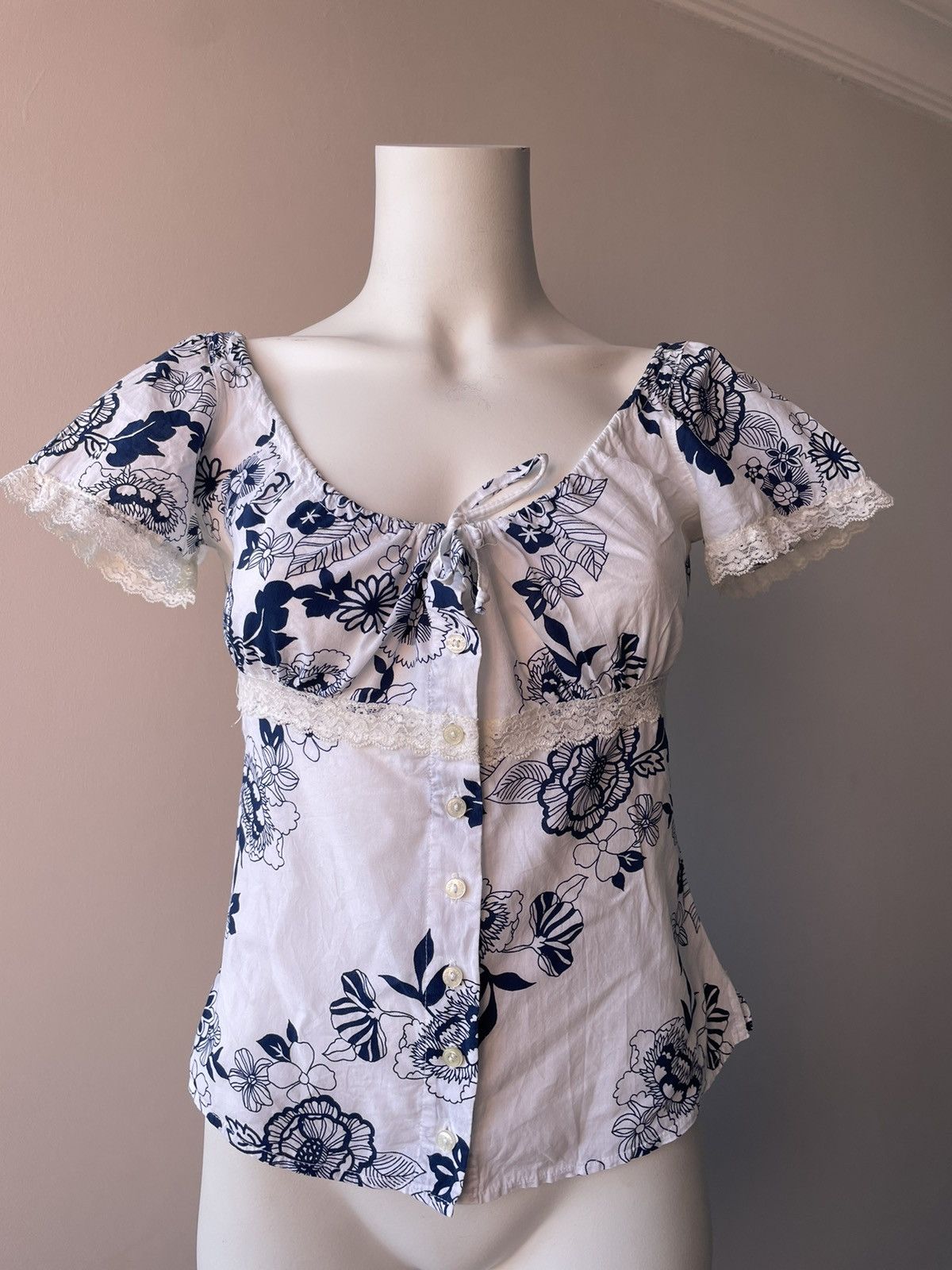 Vintage Y2k Adil isik blouse Size XS / US 0-2 / IT 36-38 - 6 Thumbnail