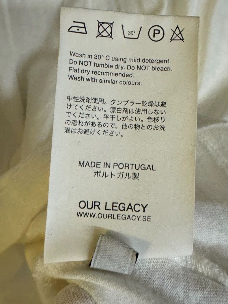Our Legacy Our Legacy size50 White turtleneck T-shirt Size US M / EU 48-50 / 2 - 6 Thumbnail