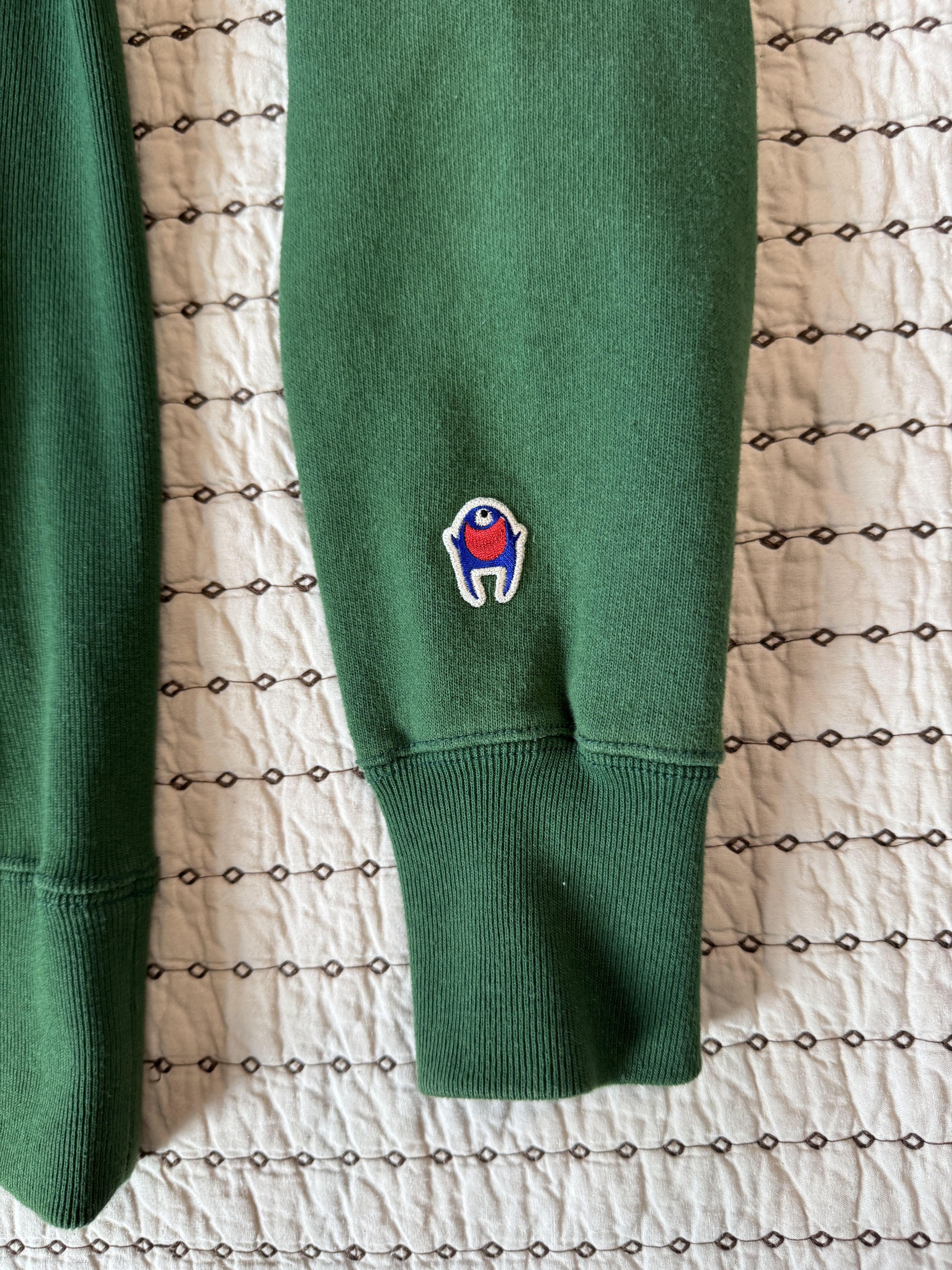 READYMADE READYMADE 'PIONCHAM' HOODIE - CHAMPION REMAKE GREEN TTS MED Size US M / EU 48-50 / 2 - 5 Thumbnail