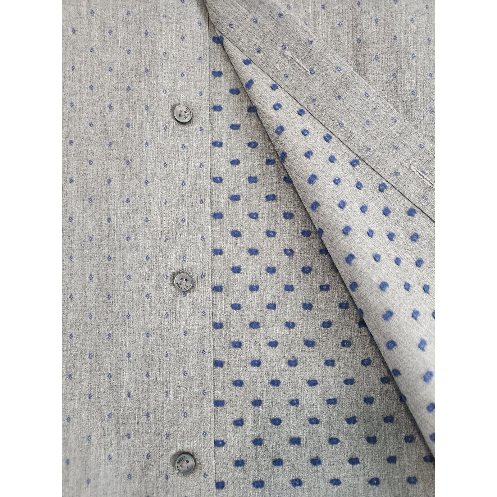 Ted Baker Ted Baker Endurance Shirt 17.5 34/35 Gray Long Sleeve Size US L / EU 52-54 / 3 - 6 Thumbnail