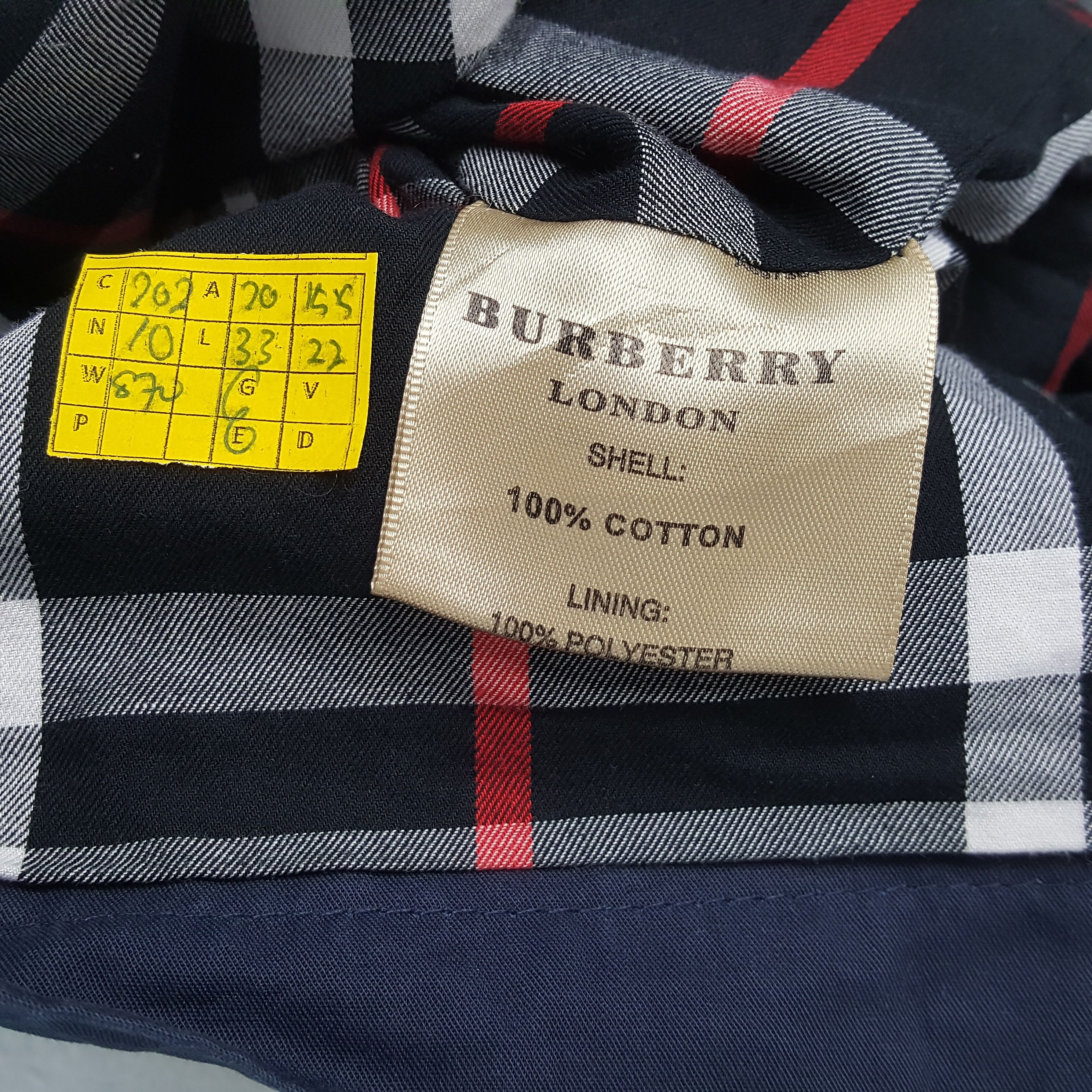 Burberry × Vintage Vintage BURBERRY BRIT Fashion Brand Designer Coat Jacket Size US S / EU 44-46 / 1 - 7 Thumbnail