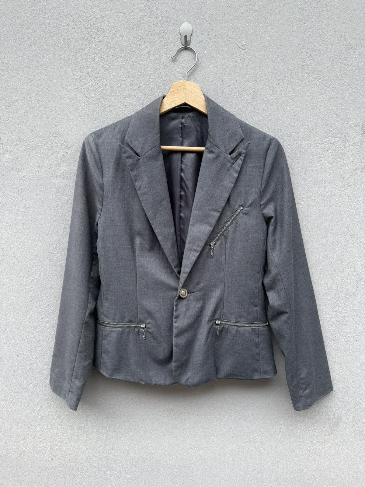 Japanese Brand × Seditionaries Semantic Design Rugged Style Multi Zipped Blazer Size M / US 6-8 / IT 42-44 - 1 Thumbnail