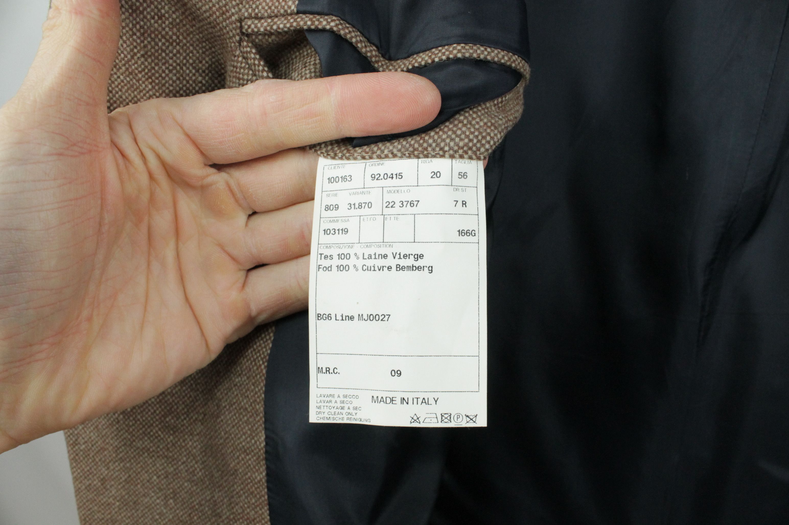 Designer × Faconnable Faconnable Brown Soft Wool Sport Coat Blazer Jacket Men's Size US XL / EU 56 / 4 - 8 Thumbnail