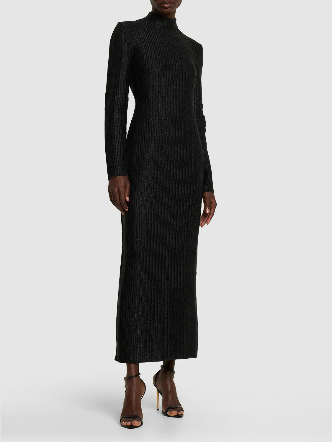 Tom Ford o1y0126 Maxi Dress in Black Size XS / US 0-2 / IT 36-38 - 3 Thumbnail