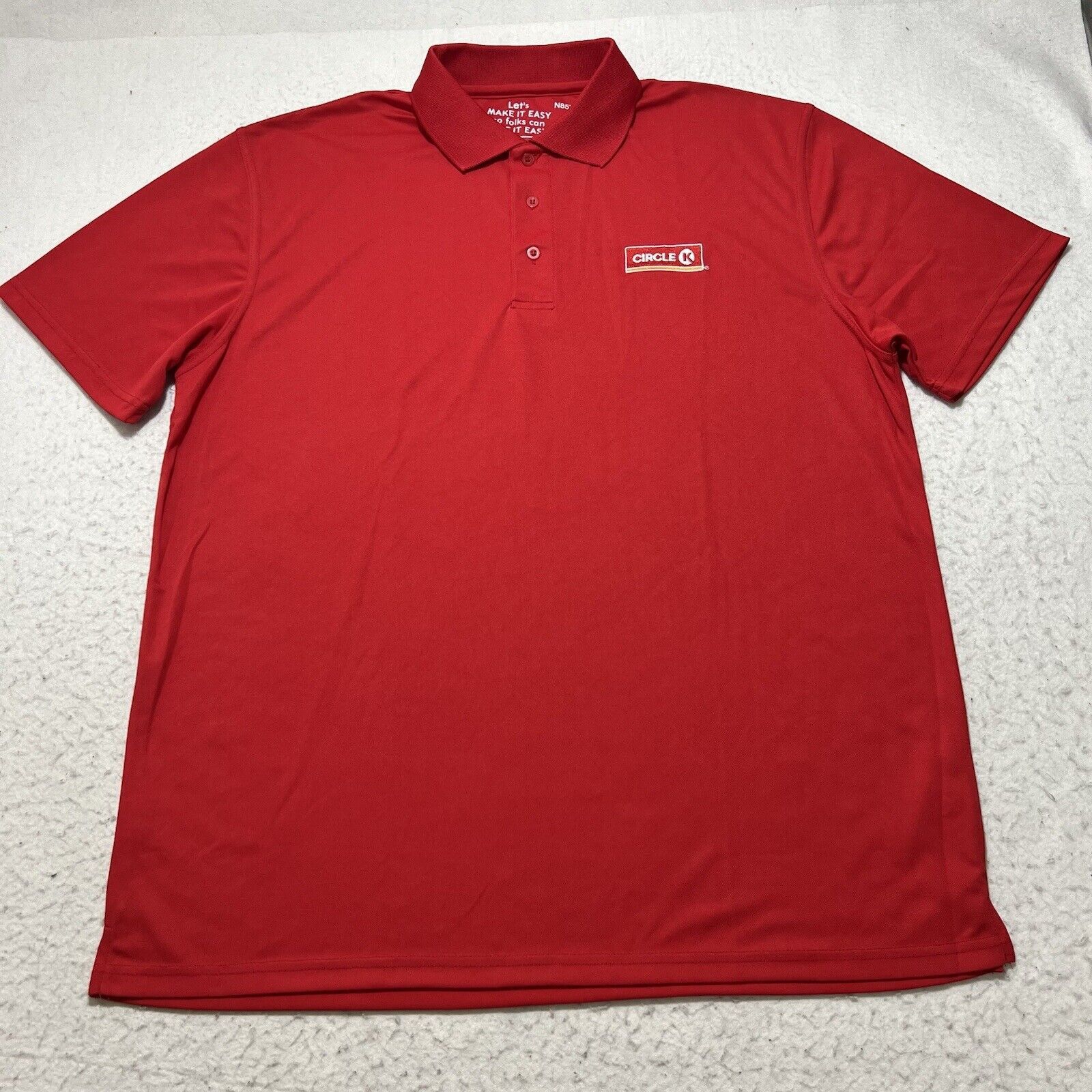 Other Circle K Large Gas Station Employee Polo Red Logo Shirt Size US L / EU 52-54 / 3 - 1 Thumbnail