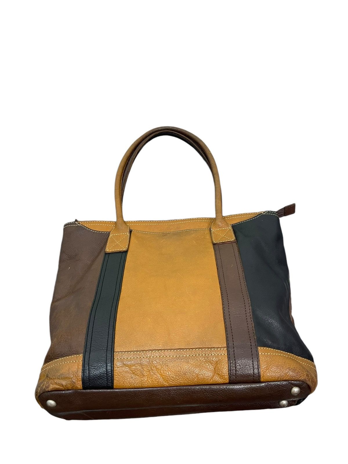 Genuine Leather Full Leather Doubles Japan Tote Shoulder Bag 4🟩 Size ONE SIZE - 5 Thumbnail