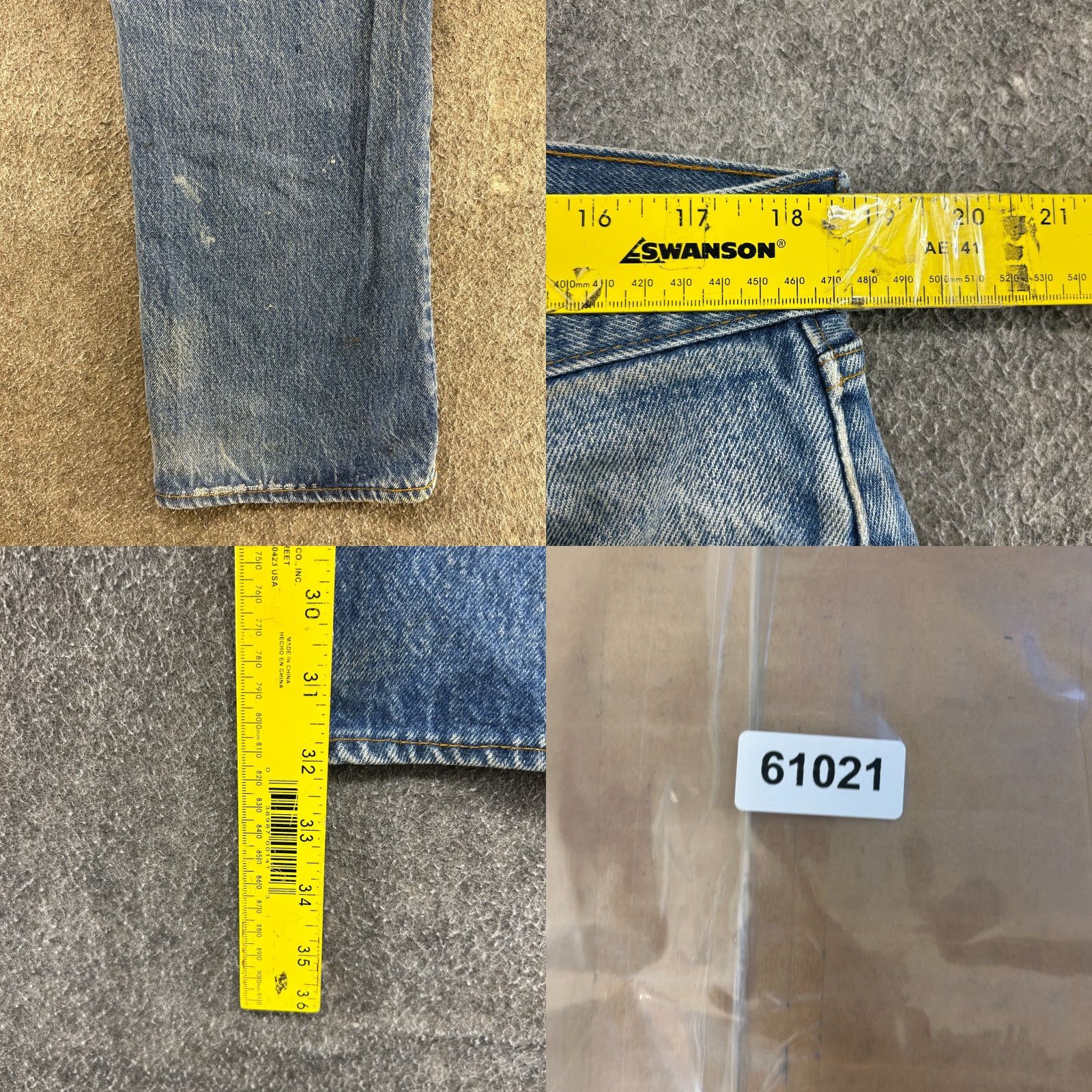 Levi's VINTAGE Levi's 501 Jeans Mens 38 Regular Straight Blue 90s Distressed 32 Inseam USA 80s Size US 38 / EU 54 - 10 Thumbnail