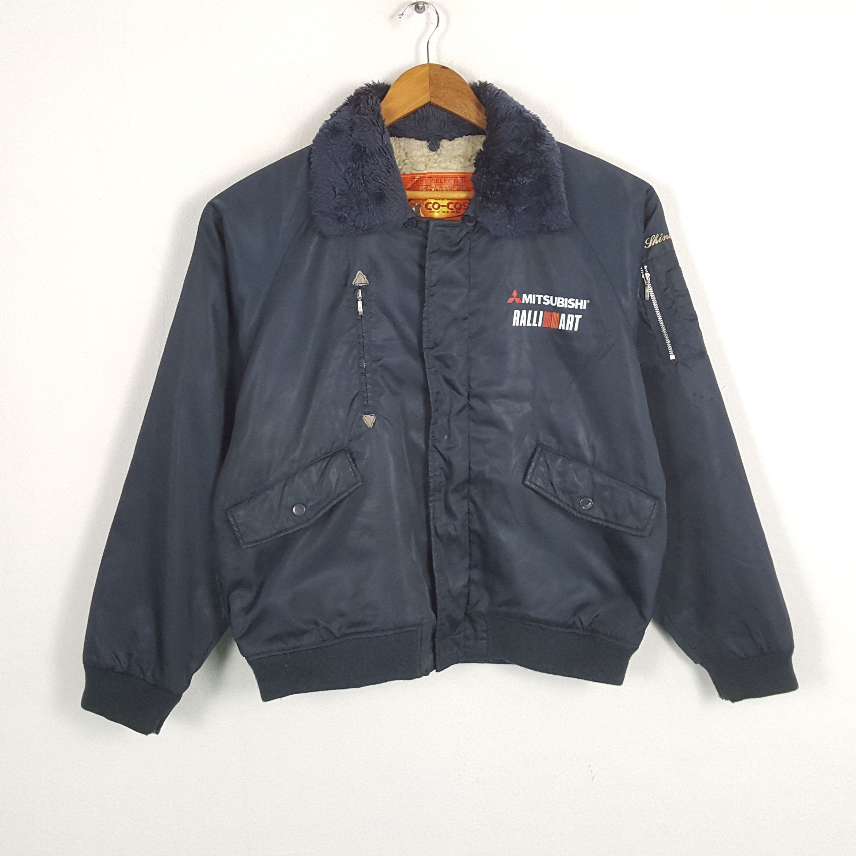 Japanese Brand × Vintage Vintage MITSUBISHI RALLI ART Japanese Racing Custom Jacket Size US XL / EU 56 / 4 - 3 Thumbnail