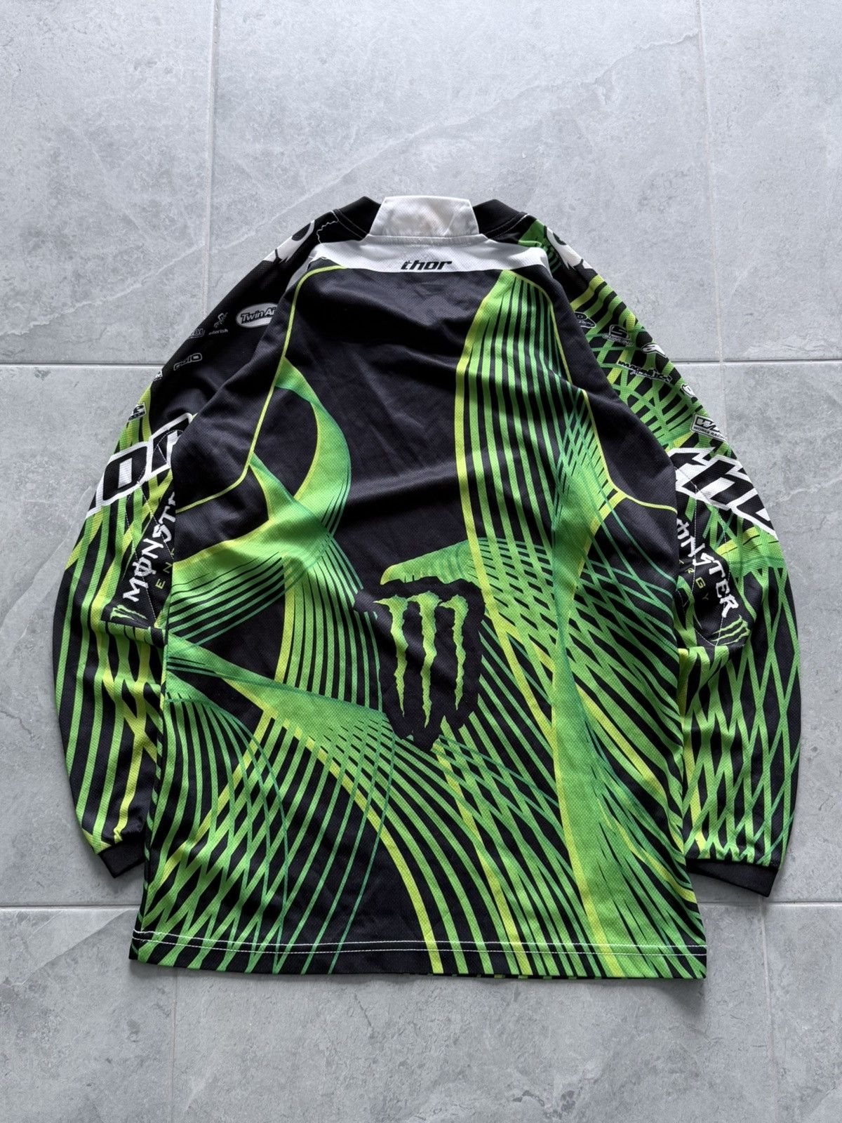 Fox Racing Vintage Y2K Monster Energy Moto Jersey ASAP Rocky Style Size US S / EU 44-46 / 1 - 5 Thumbnail