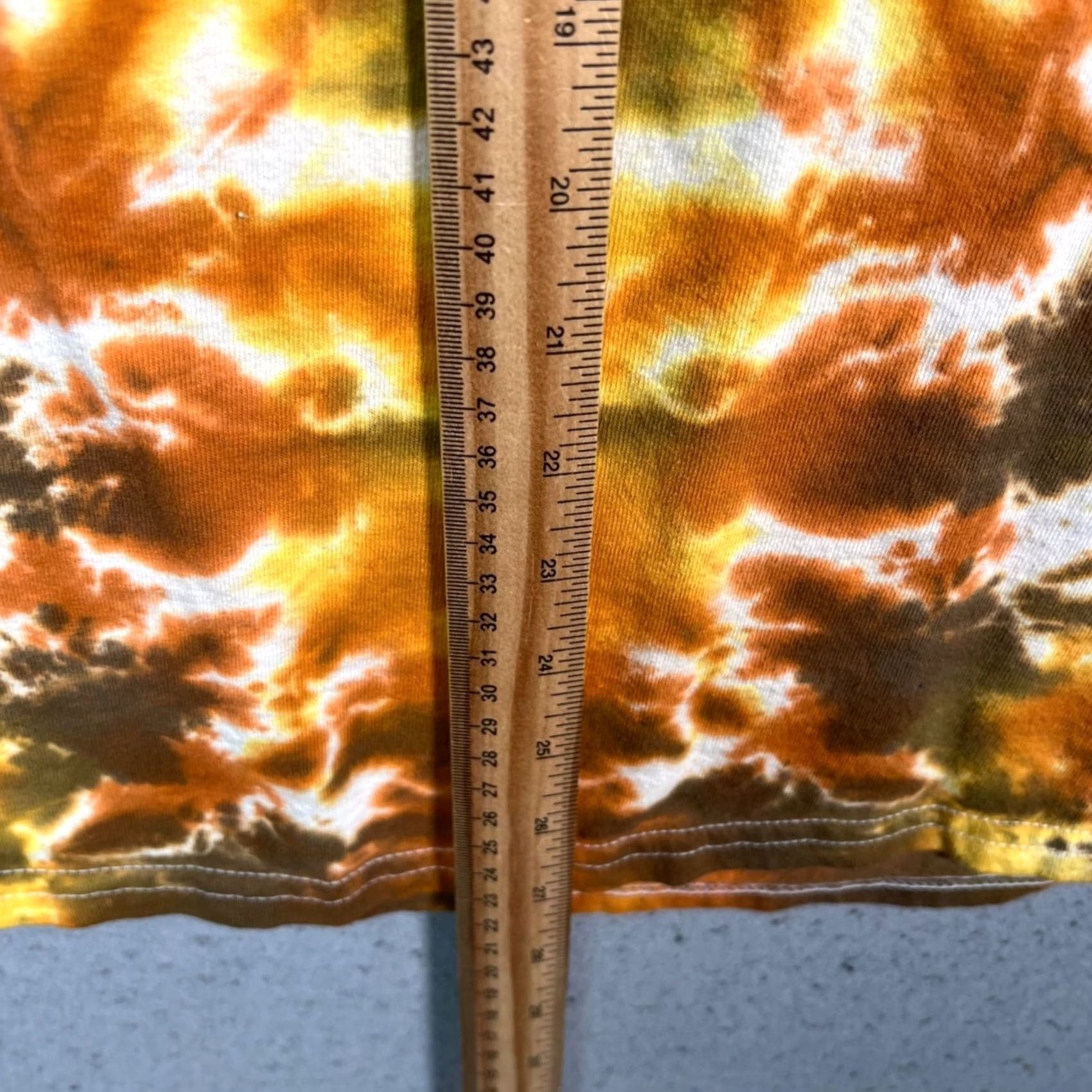 Vintage Grateful Dead T-Shirt Mens Small Tie-Dye Mountain Design Brown Orange 2020s Crew Neck Short Sleeve Graphic Print Cotton Shirt Size US S / EU 44-46 / 1 - 6 Thumbnail