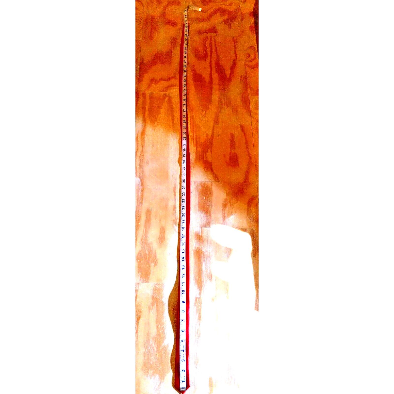 Alfani Alfani Poly Men's Solid Cherry Red Slim 1.5" Formal Neck Tie Size ONE SIZE - 7 Thumbnail