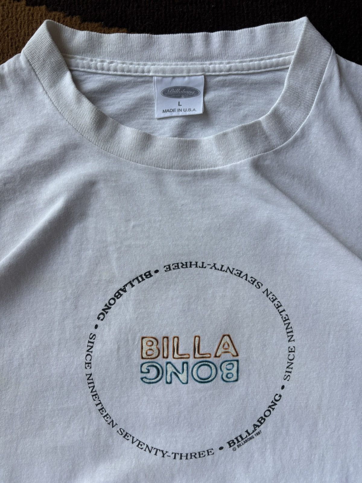 Billabong 1997 made in USA vintage billabong single stitch TEE Size US L / EU 52-54 / 3 - 5 Thumbnail