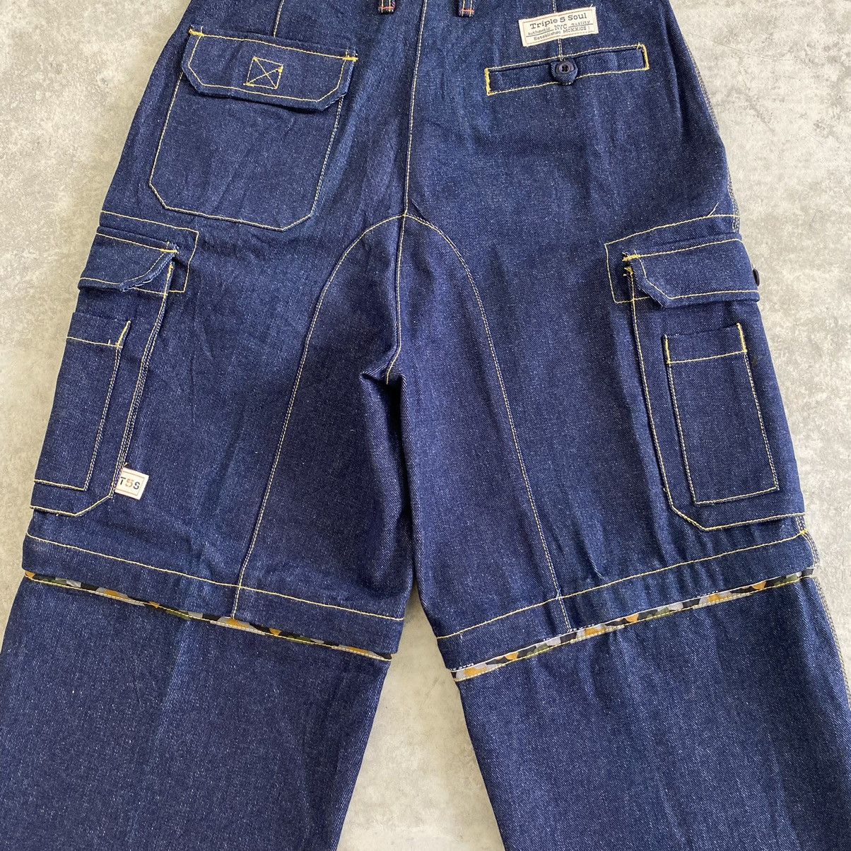 Triple 5 Soul VTG Y2K Triple 5 Soul Convertible Cargo Baggy Jeans Size US 30 / EU 46 - 13 Thumbnail