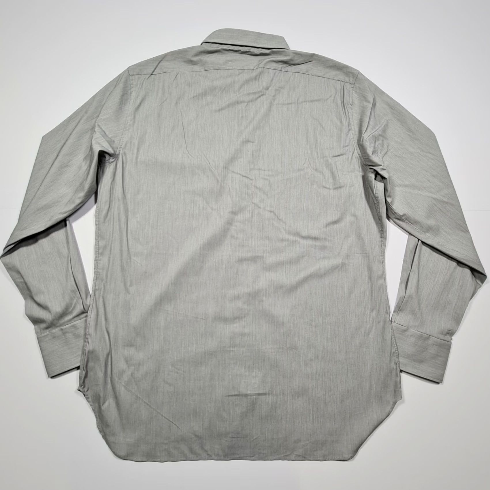 Vintage Robert Friedman Mens Shirt Grey 2XL Button-Up Long Sleeve Collared Knit Stretch Casual Formal Business Size US XXL / EU 58 / 5 - 7 Thumbnail