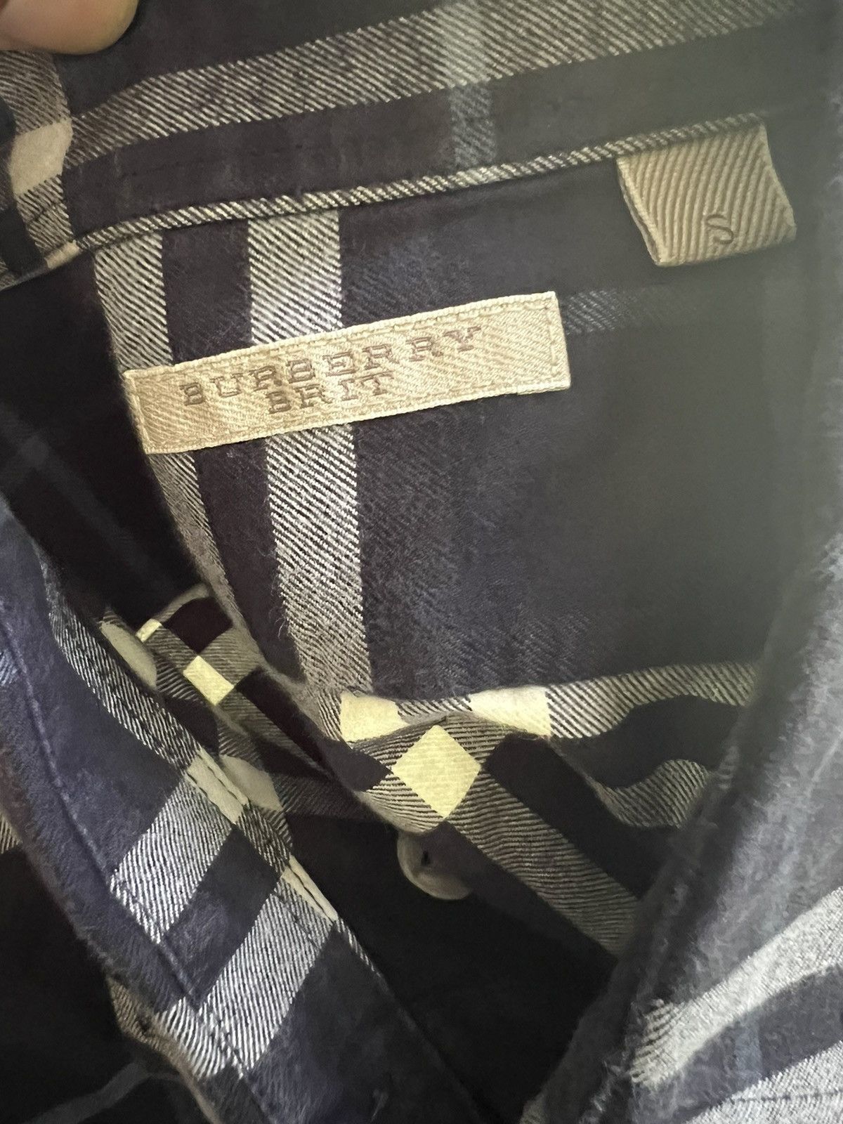 Burberry Burberry Somerton Nova Check Long Sleeve Shirt Men's Small Size US S / EU 44-46 / 1 - 3 Thumbnail