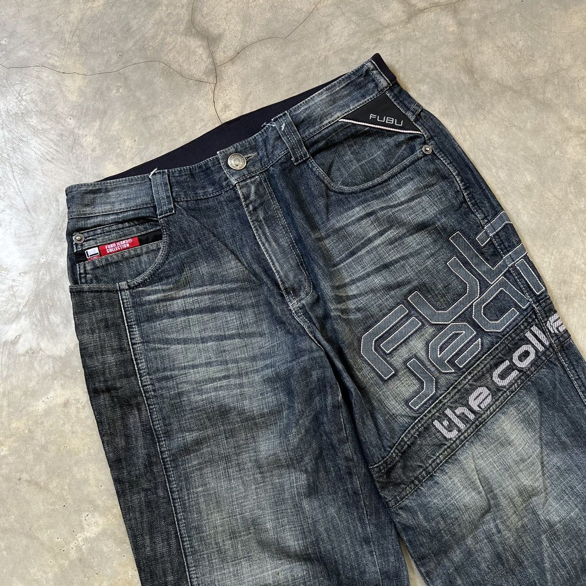 Fubu Y2K Fubu JNCO Style Baggy Denim Pants Size US 36 / EU 52 - 4 Thumbnail