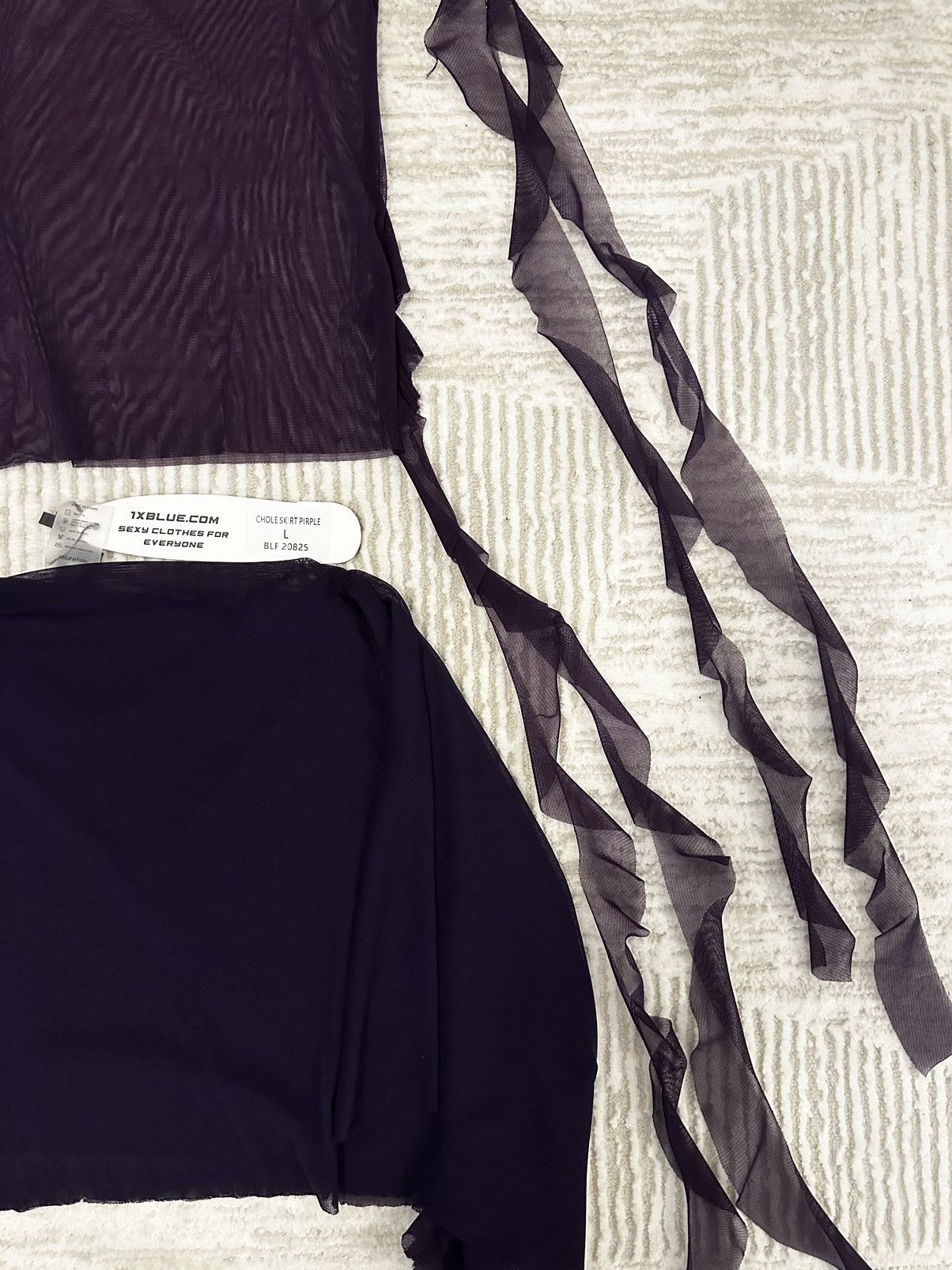Other 1xBlue Mesh Top + Skirt Size M / US 6-8 / IT 42-44 - 3 Thumbnail