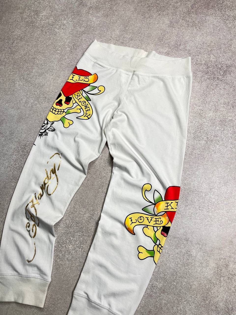 Ed Hardy × Vintage Vintage Ed Hardy Y2K Wmns Trackpants S Size 26" / US 2 / IT 38 - 2 Thumbnail