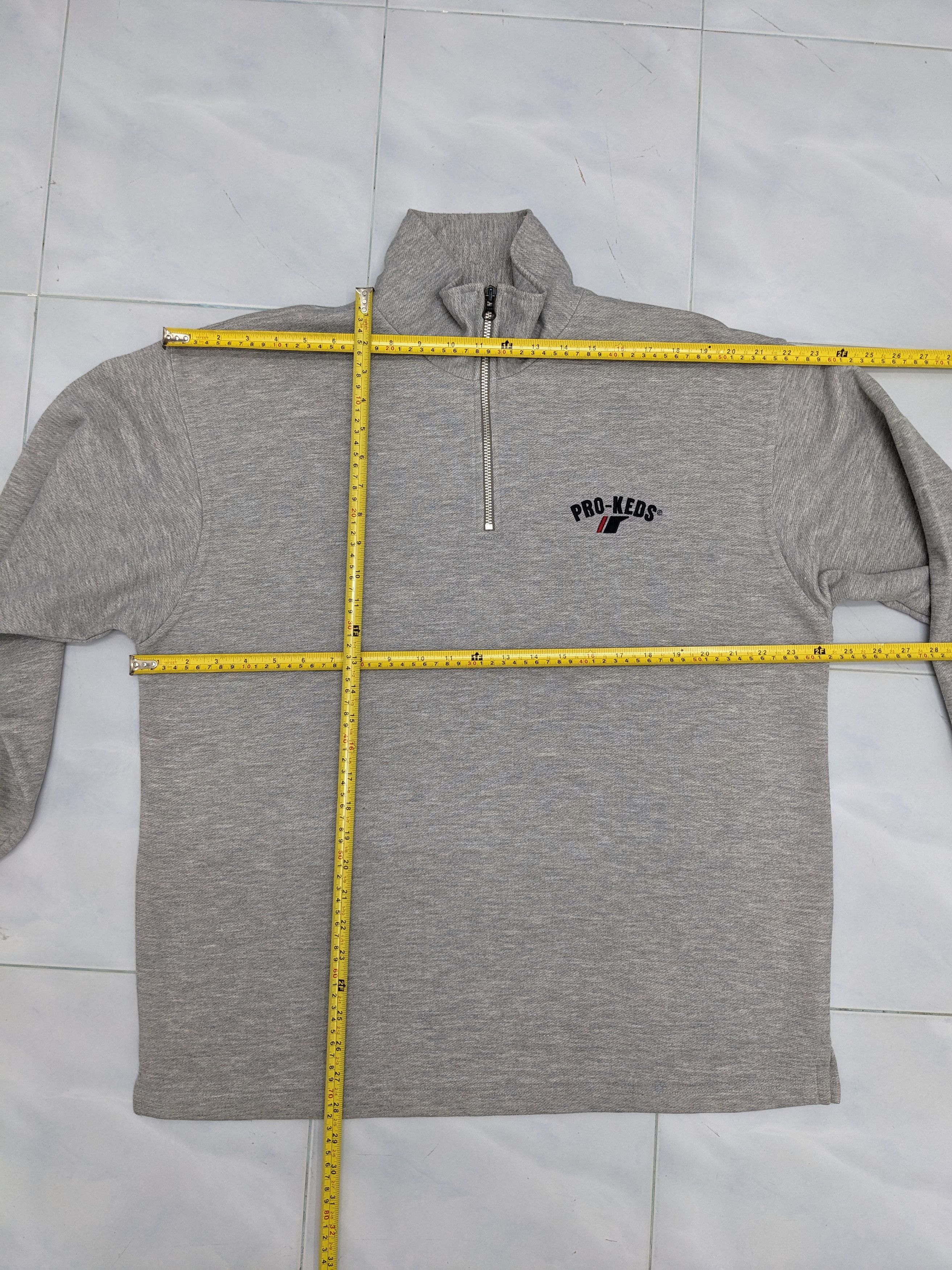 Pro-Keds PRO-KEDS Quarter-Zip Pullover Mock Neck Jumper Sweatshirt Size US L / EU 52-54 / 3 - 8 Thumbnail