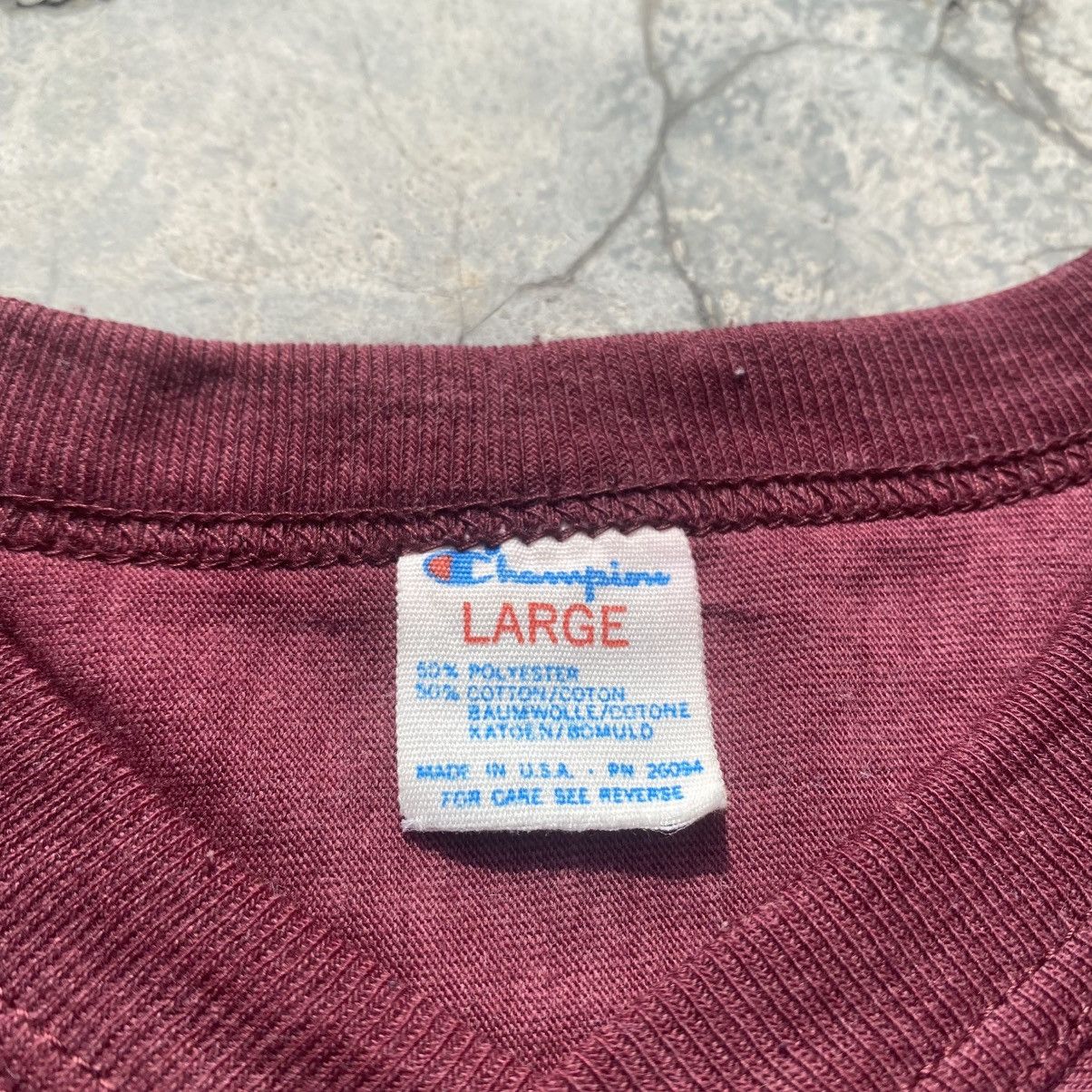 Champion 1980s Champion ERSKINE 3q tee Size US L / EU 52-54 / 3 - 8 Thumbnail
