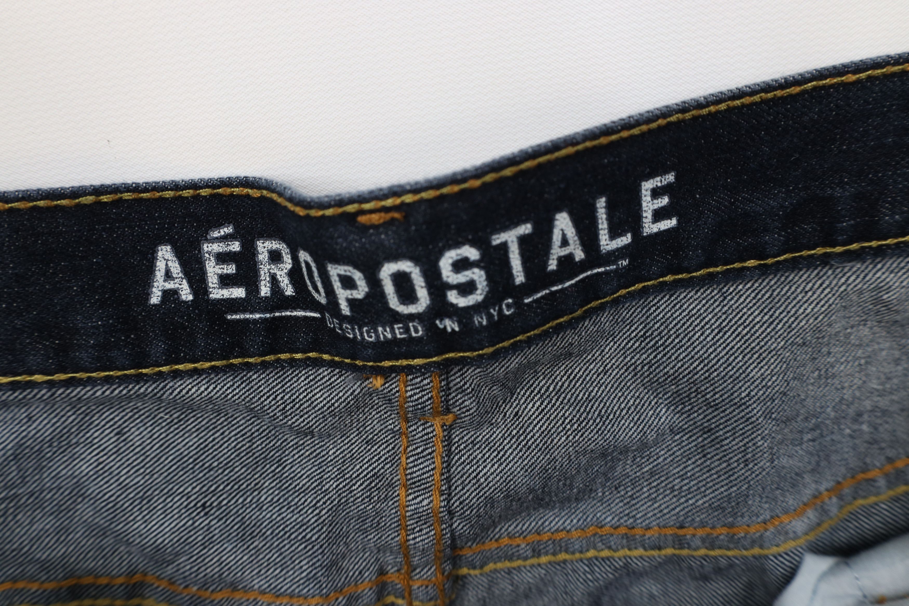 Aeropostale Vintage Y2K Aeropostale Fly Straight Wide Leg Jeans Indigo Size US 38 / EU 54 - 7 Thumbnail