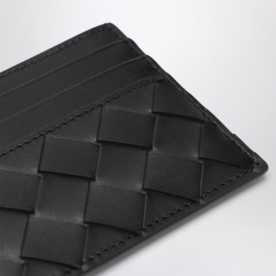Bottega Veneta o1d2blof0226 Size: OS / Intrecciato Card Holder in Black Size ONE SIZE - 3 Thumbnail