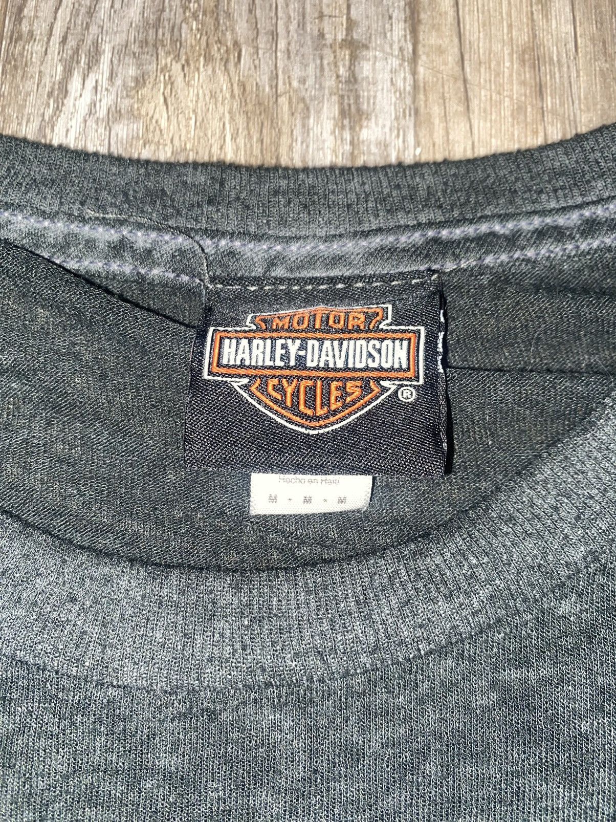 Harley Davidson × Vintage HARLEY-DAVIDSON t-shirt with mermaid Size US M / EU 48-50 / 2 - 4 Thumbnail